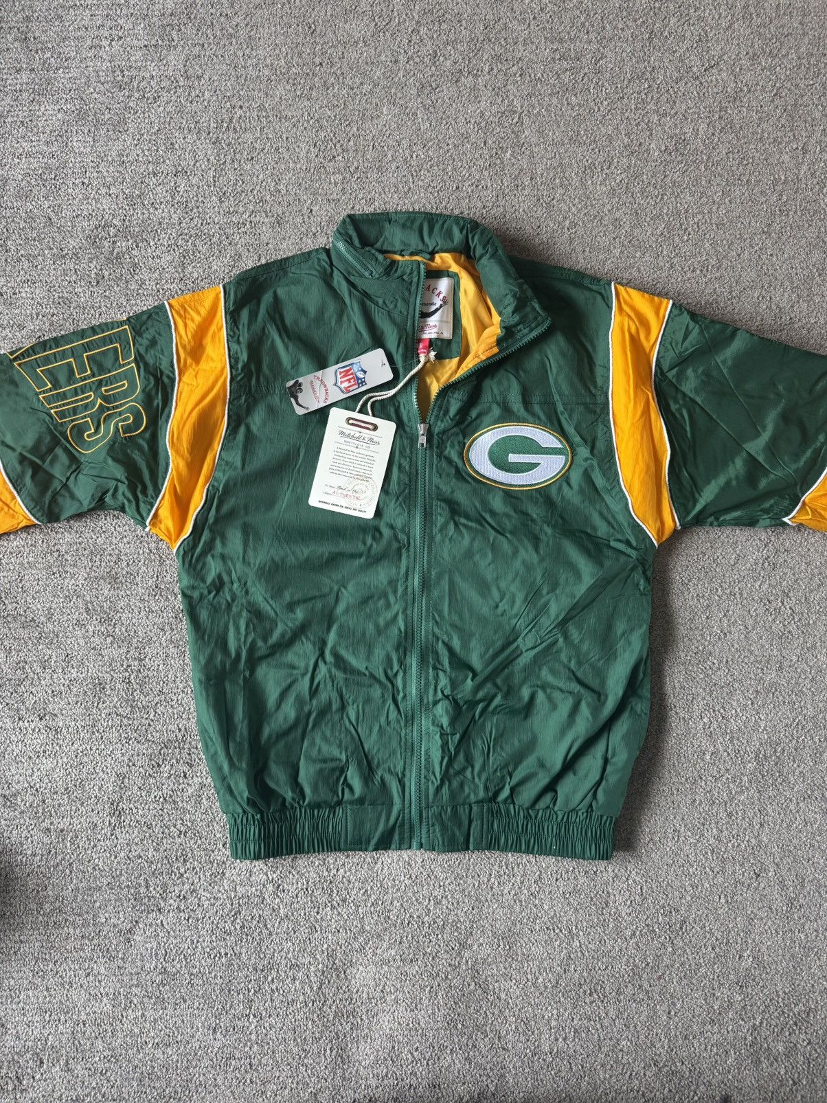 Mitchell & Ness Green Bay Packers Windbreaker Size US S / EU 44-46 / 1 - 1 Thumbnail