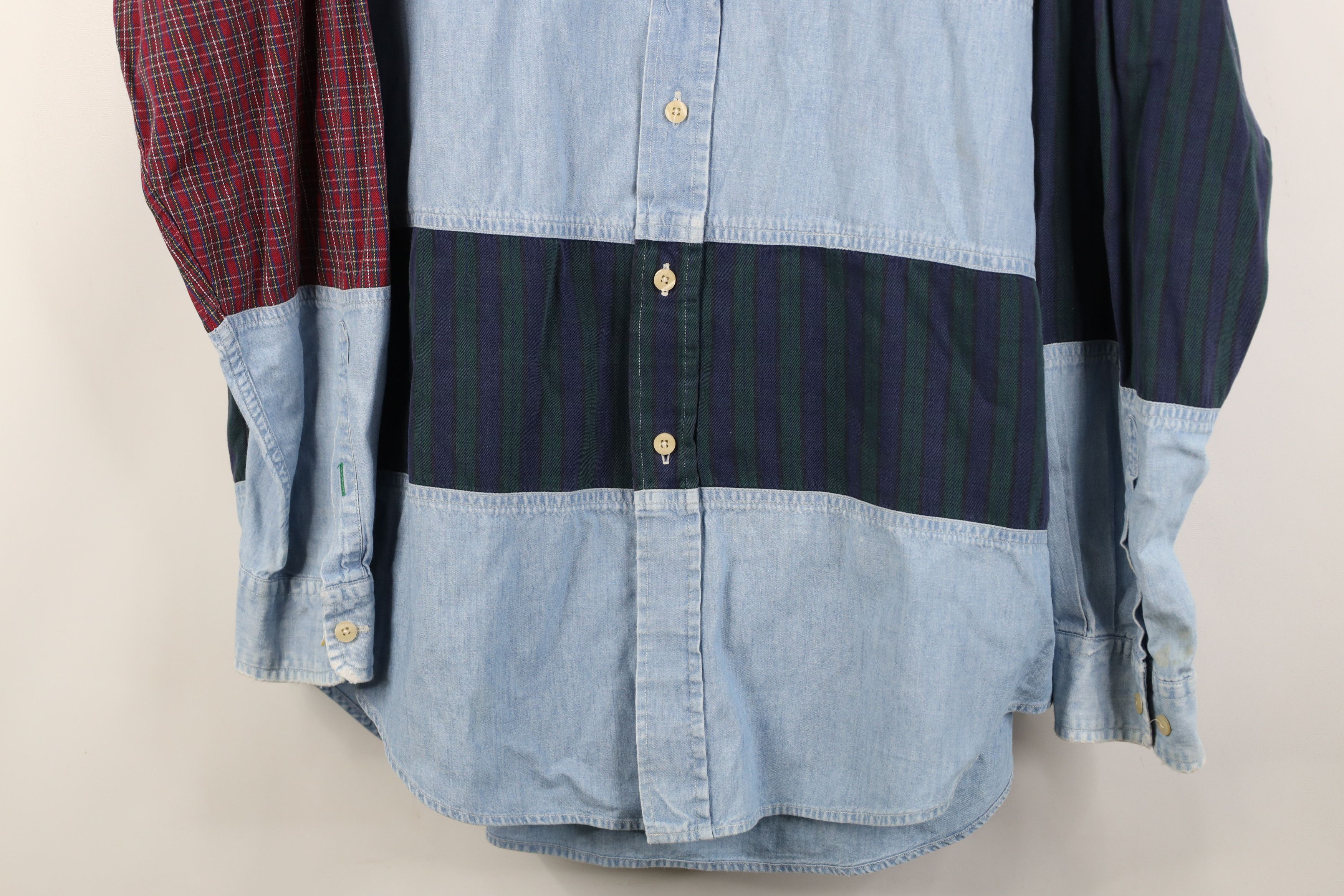 Tommy Hilfiger Vintage 90s Tommy Hilfiger Spell Out Baggy Button Down Shirt Size US M / EU 48-50 / 2 - 3 Thumbnail