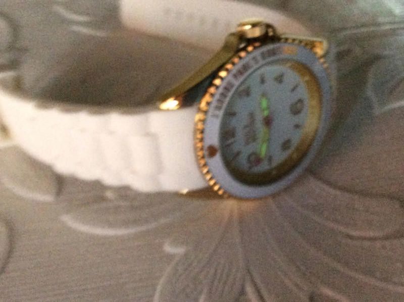 Designer Paul's Boutique Women's White Dial rubber strap watch Size ONE SIZE - 7 Thumbnail