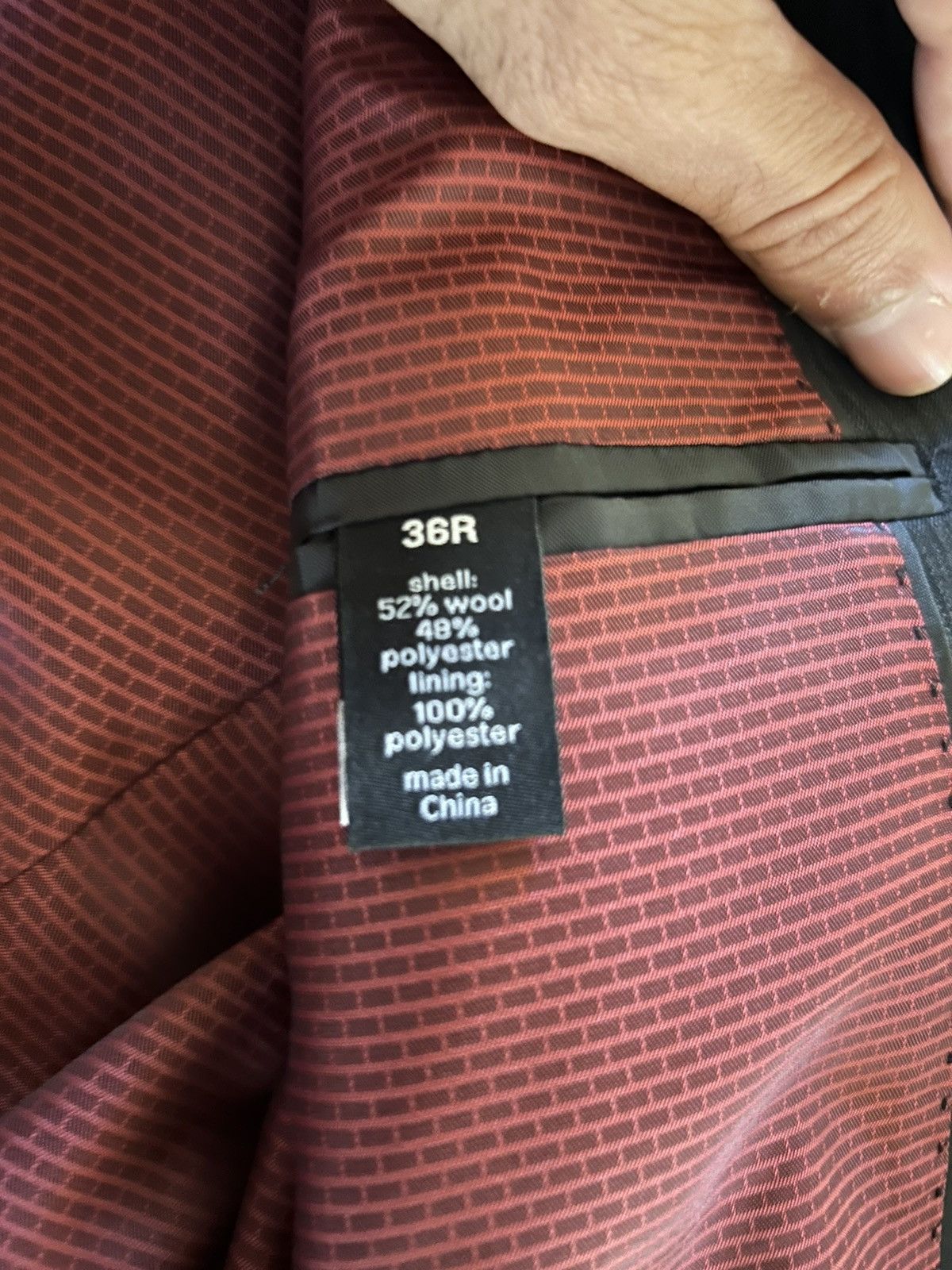 Bar III Bar Suit Size 36R - 4 Thumbnail