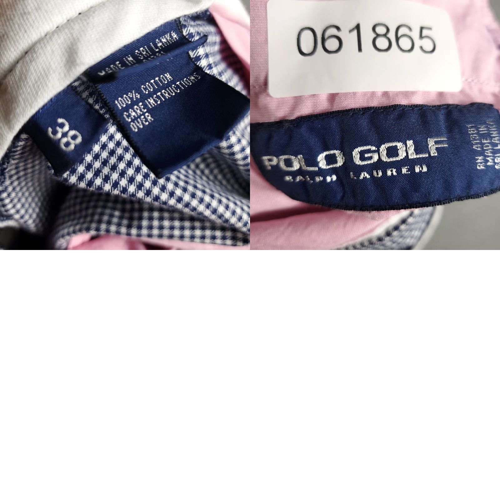 Ralph Lauren VINTAGE Ralph Lauren Shorts Mens Size 38 Flat Front Chino Blue Check Casual Office Classics Size US 38 / EU 54 - 8 Thumbnail