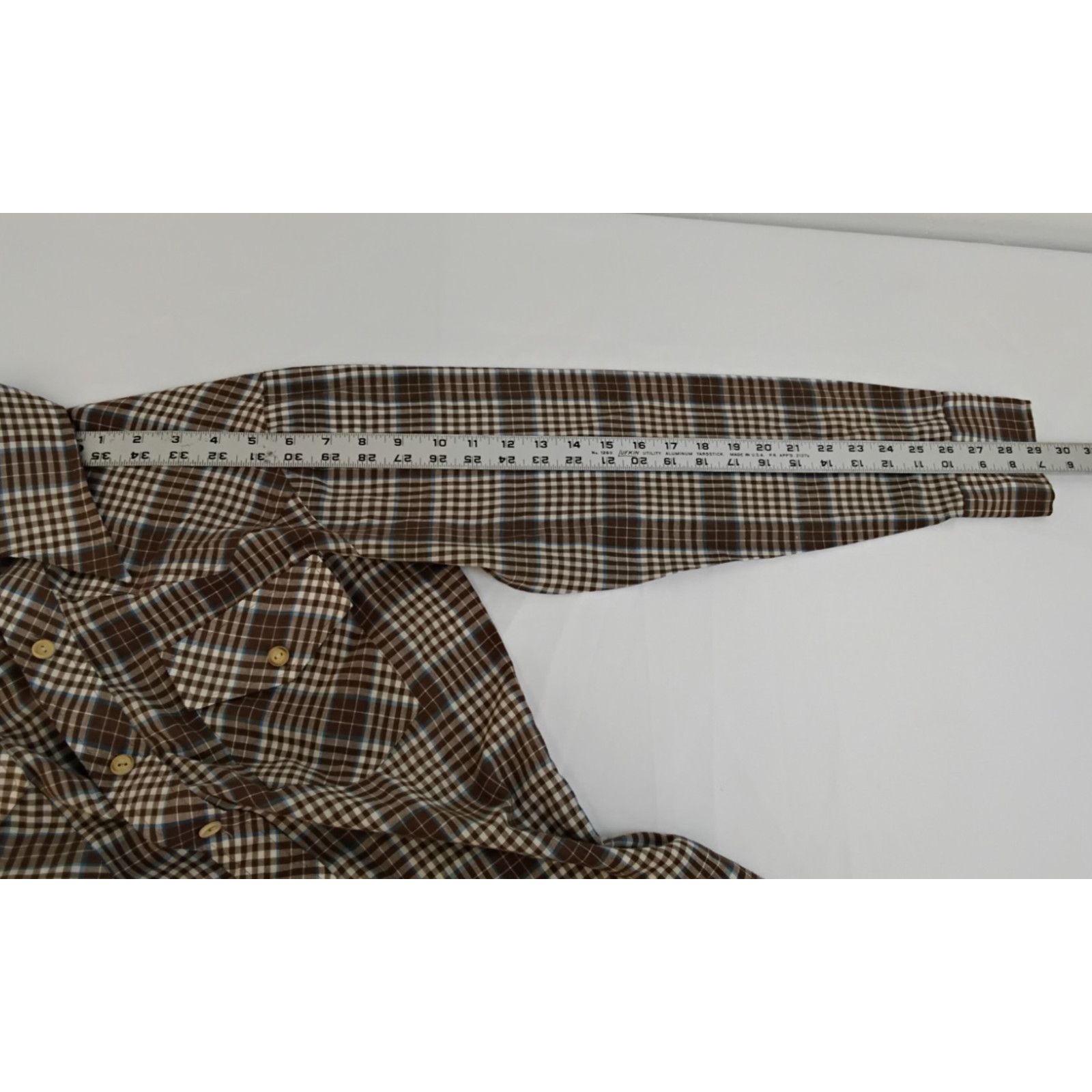 Levi's Levi's Panatella Shirt Men's M Brown/Blue Vintage 70s Big E Size US M / EU 48-50 / 2 - 10 Thumbnail