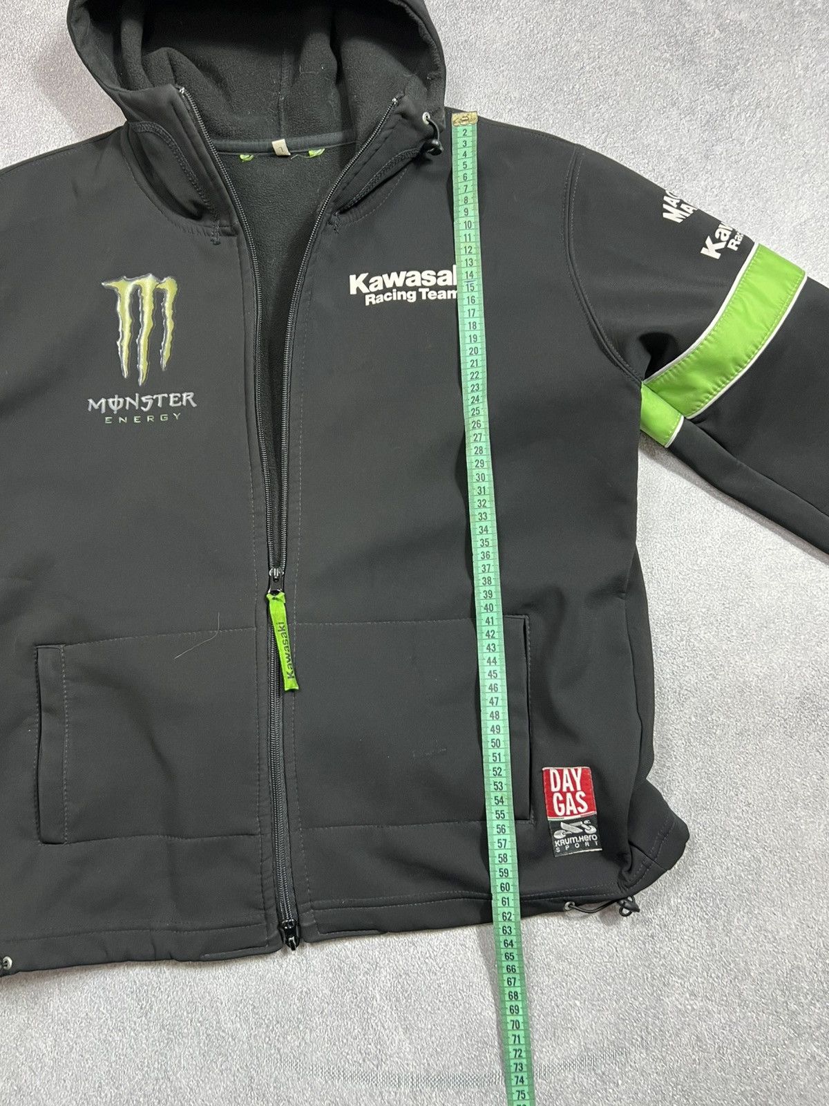 Other Vintage 90's Kawasaki Racing Team Logo Zip Up Jacket Size US M / EU 48-50 / 2 - 11 Thumbnail