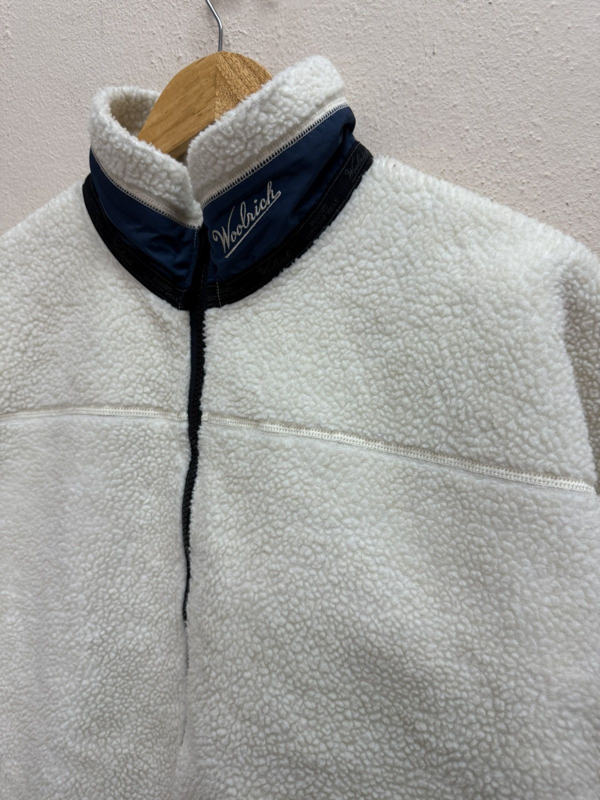 Japanese Brand Woolrich Rugged Outdoorwear Shearling Fleece Jacket Size US L / EU 52-54 / 3 - 16 Thumbnail