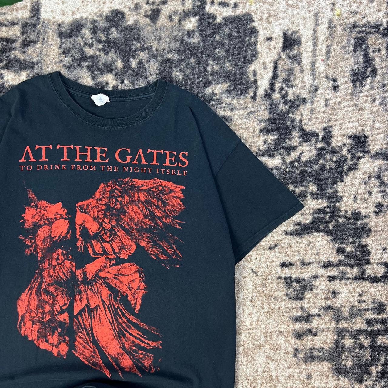 Band Tees At The Gates Vintage Y2K Death Metal Rock Band T-Shirt 1TS74 Size US XL / EU 56 / 4 - 2 Thumbnail