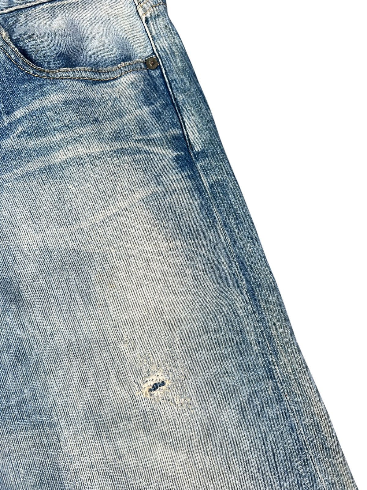 Japan Blue Jeans Dirty Mud Japan Blue Distressed Denim Stretch Sun Set Jeans Size US 32 / EU 48 - 10 Thumbnail