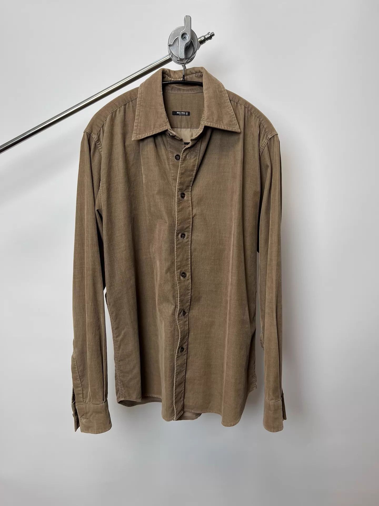 Miu Miu Miumiu 80s Vintage Corduroy Shirt 38 S Size US S / EU 44-46 / 1 - 1 Thumbnail