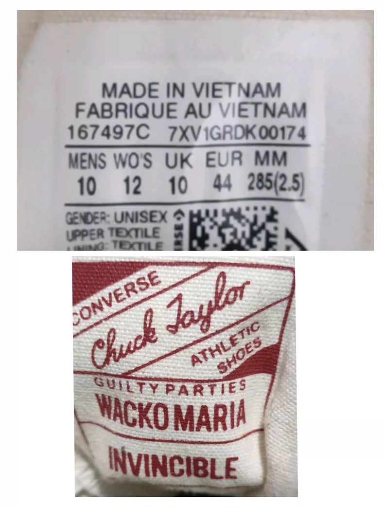 Wacko Maria Wacko Maria Invincible Converse 1970s Heavenly Tokyo Embro Size US M / EU 48-50 / 2 - 7 Thumbnail
