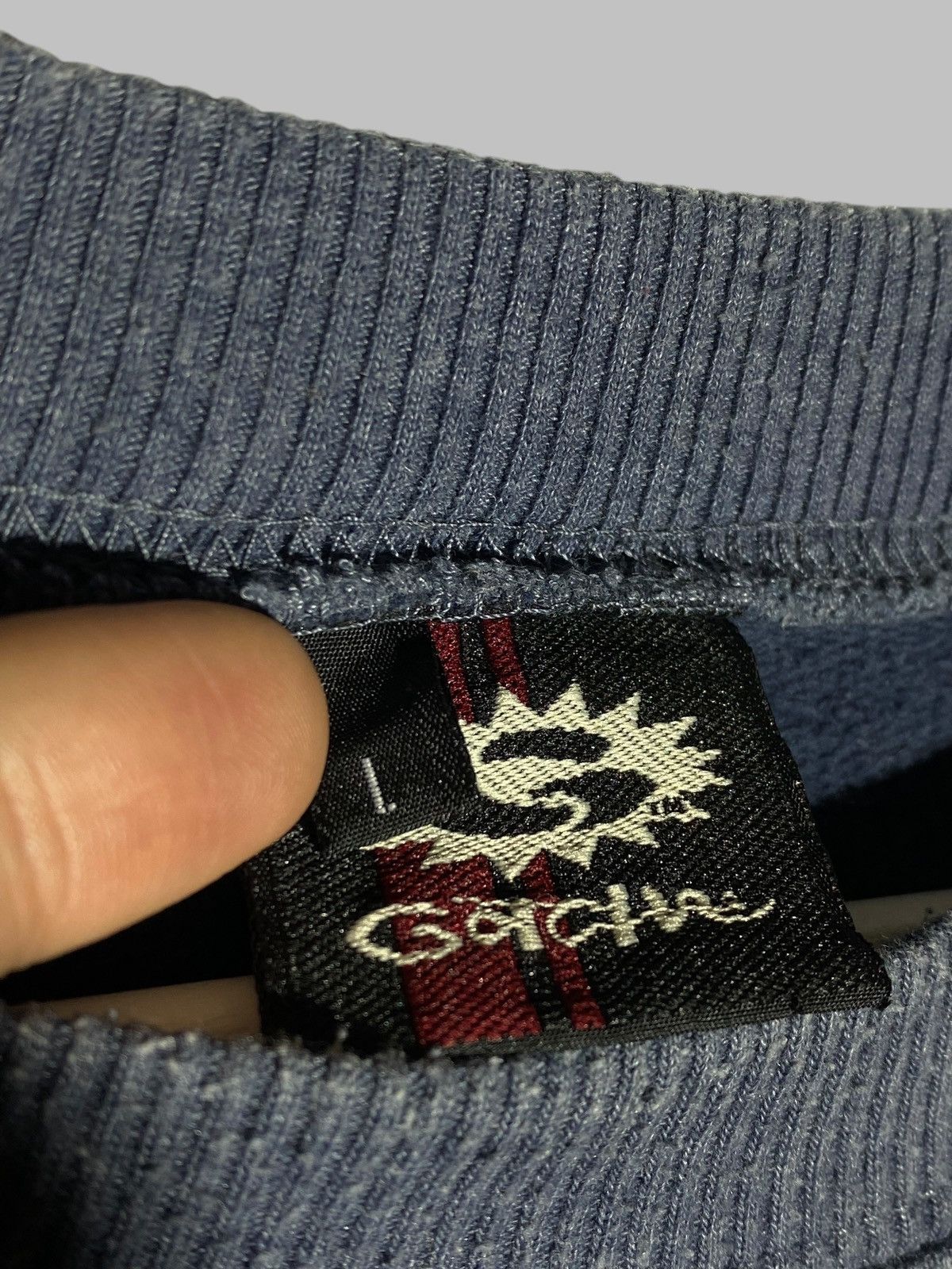 Gotcha × Vintage Vintage 90s Gotcha Crewneck Blue Sweatshirt Graphic Surf y2k Size US L / EU 52-54 / 3 - 14 Thumbnail