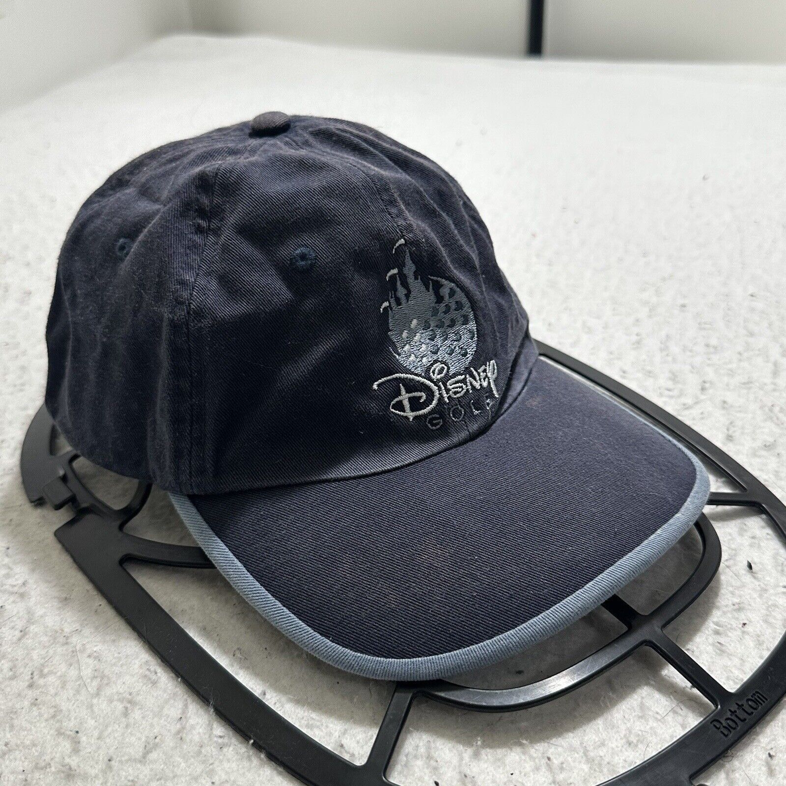 Disney Vintage Disney Golf Baseball Cap Hat Navy Blue Disney World Size ONE SIZE - 1 Thumbnail