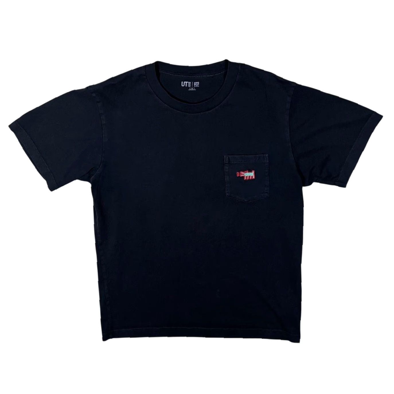 Uniqlo Uniqlo x Keith Haring NYC Pop Icons Black Short Sleeve Pocket Cotton T-Shirt M Men Size US M / EU 48-50 / 2 - 2 Thumbnail