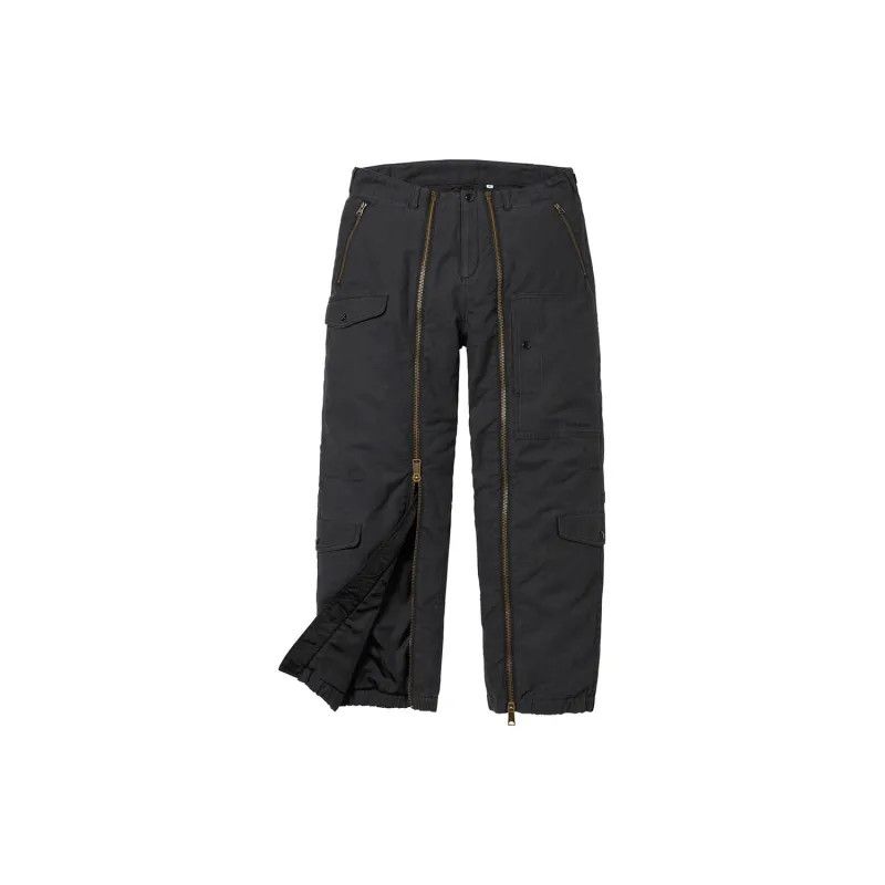 Supreme o1tko11224 Padded Front Zip-up Pant in Black Size US 30 / EU 46 - 4 Thumbnail