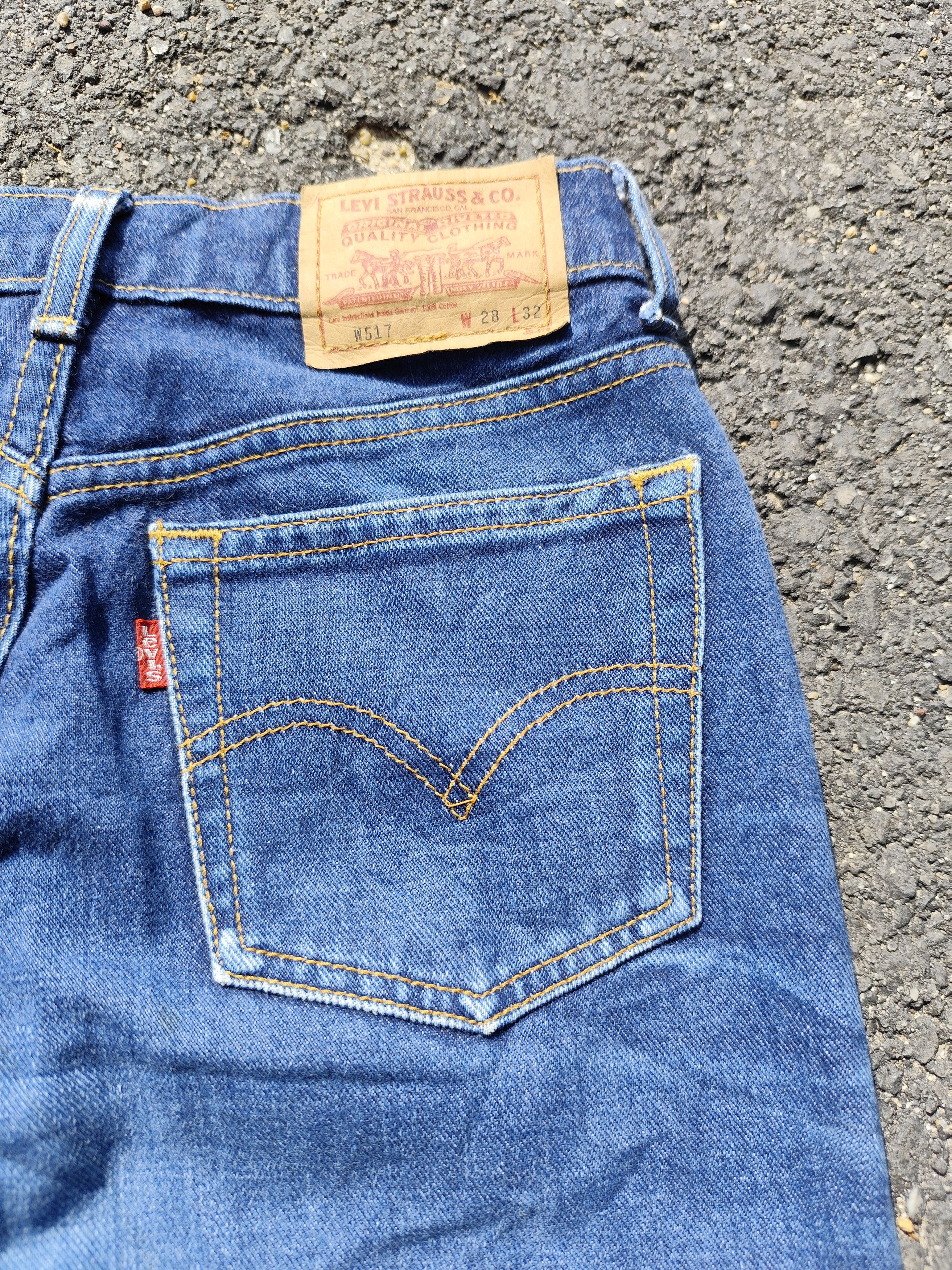 Levi's × Levi's Vintage Clothing × Vintage Vintage Levi's 517 Flare Bootcut Denim B_J/1124/6 Size 25" / US 0 / IT 36 - 12 Thumbnail