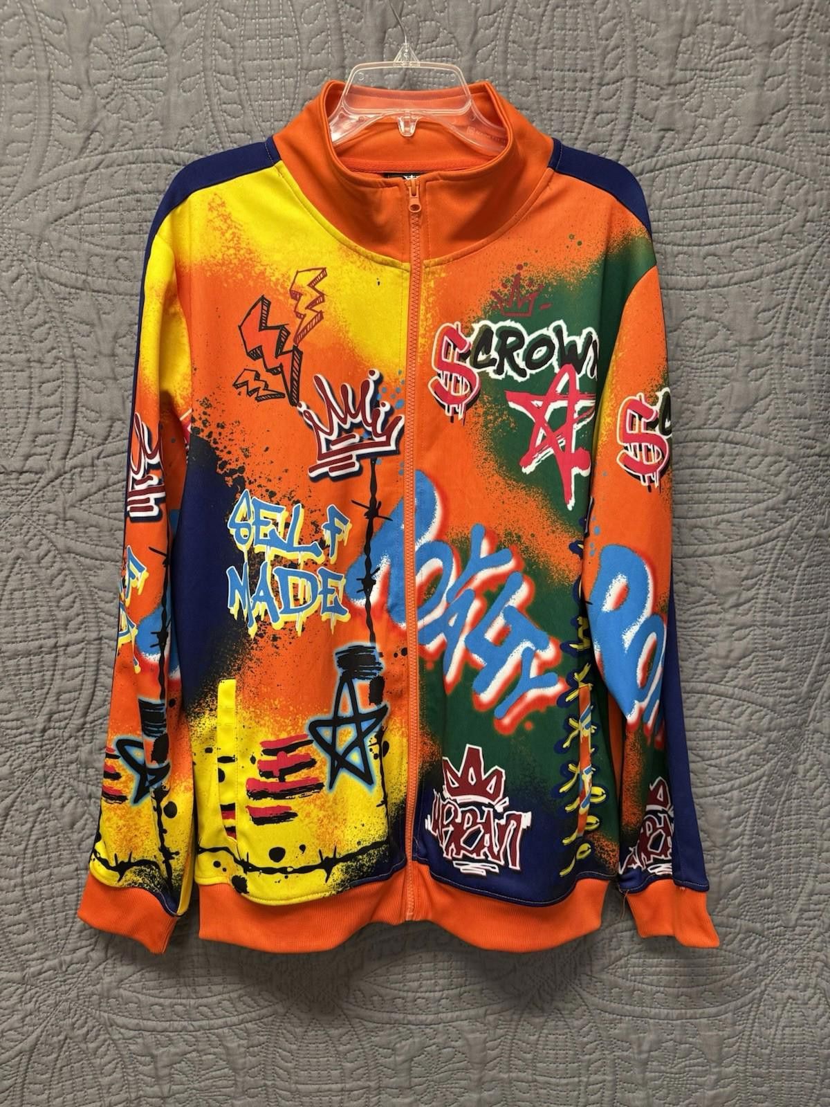 Other Red Ape Graffiti Jacket XL Zip Up Graffiti Size US XL / EU 56 / 4 - 1 Thumbnail