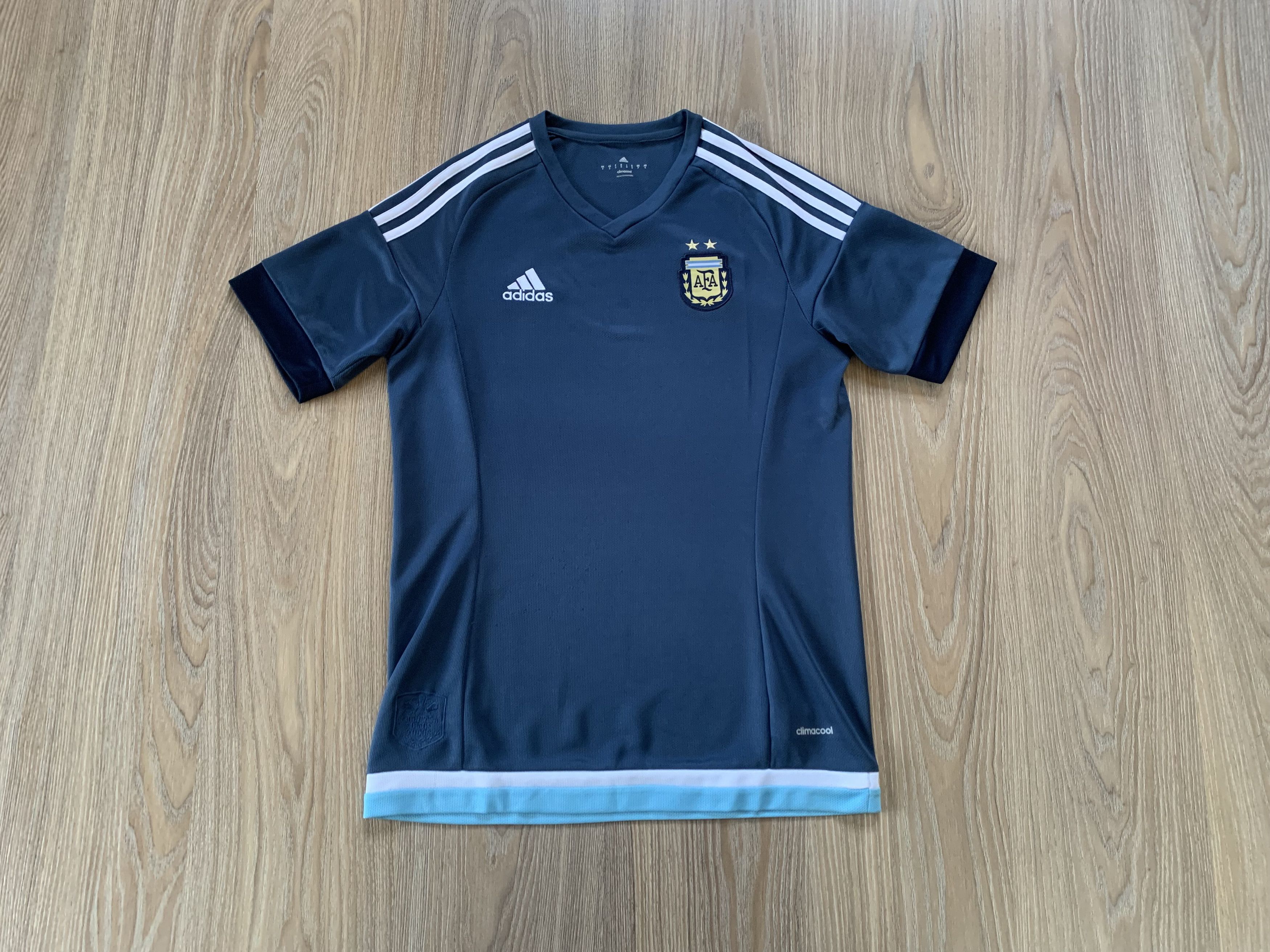 Adidas Adidas Argentina Away Soccer Jersey 2016 Size US S / EU 44-46 / 1 - 1 Thumbnail