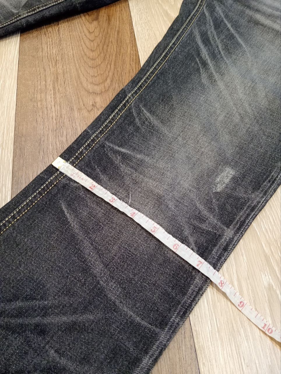 If Six Was Nine JAPANESE LAGUST FLARED DISTRESSED WASHED DENIM JEANS Size US 32 / EU 48 - 24 Thumbnail