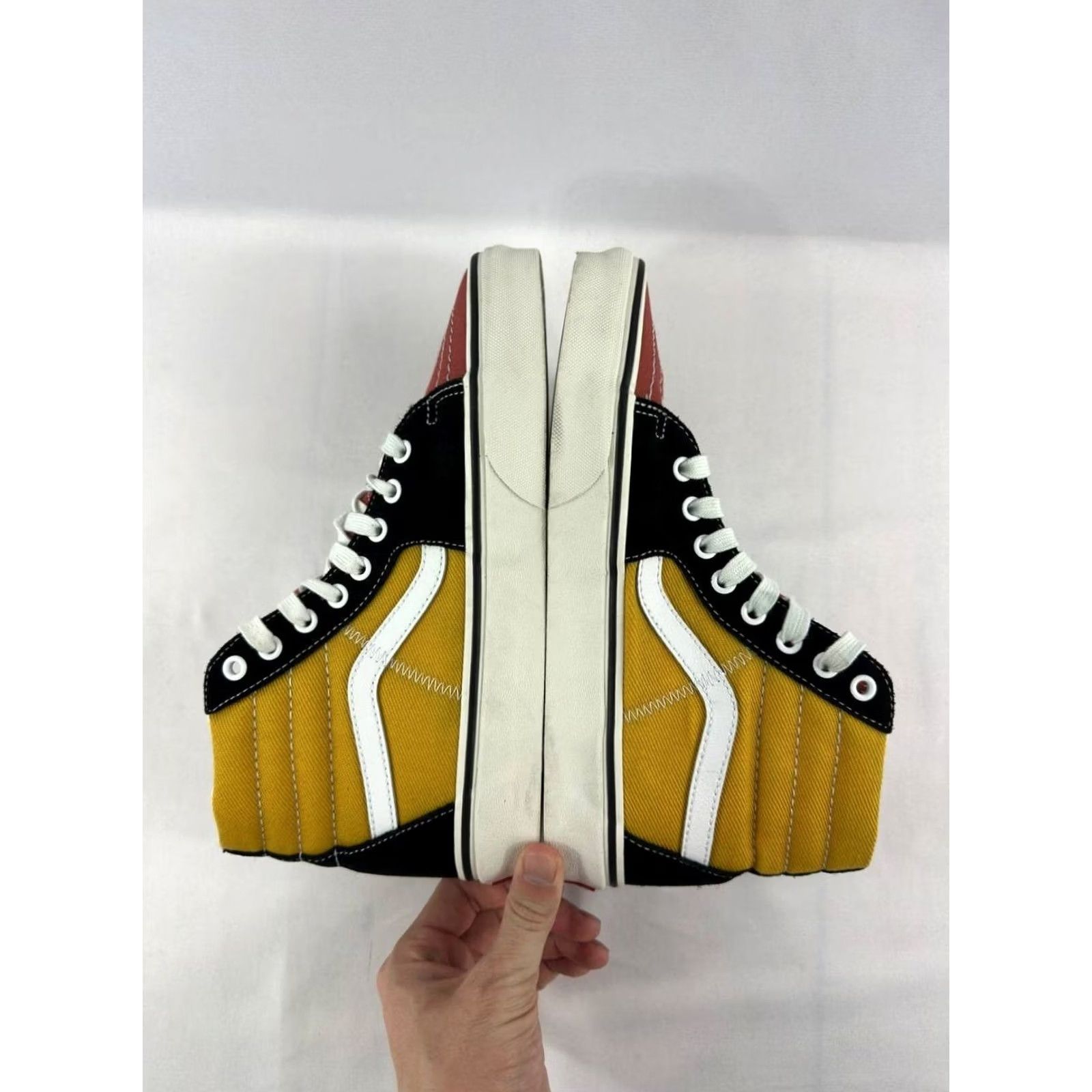 Vans VANS Sk8-Hi Varsity 'Multi-Color' Sneaker Athletic High Top Men Size 7 Women 8.5 Unisex Size US 7 / IT 37 - 6 Thumbnail