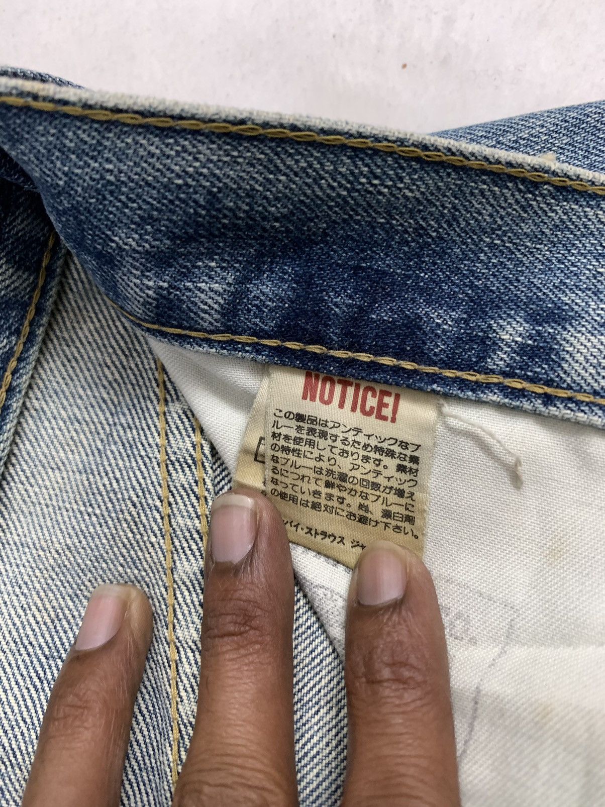 Levi's × Vintage Vintage 90’s LEVI’S big E Selvedge Denim Size US 32 / EU 48 - 6 Thumbnail