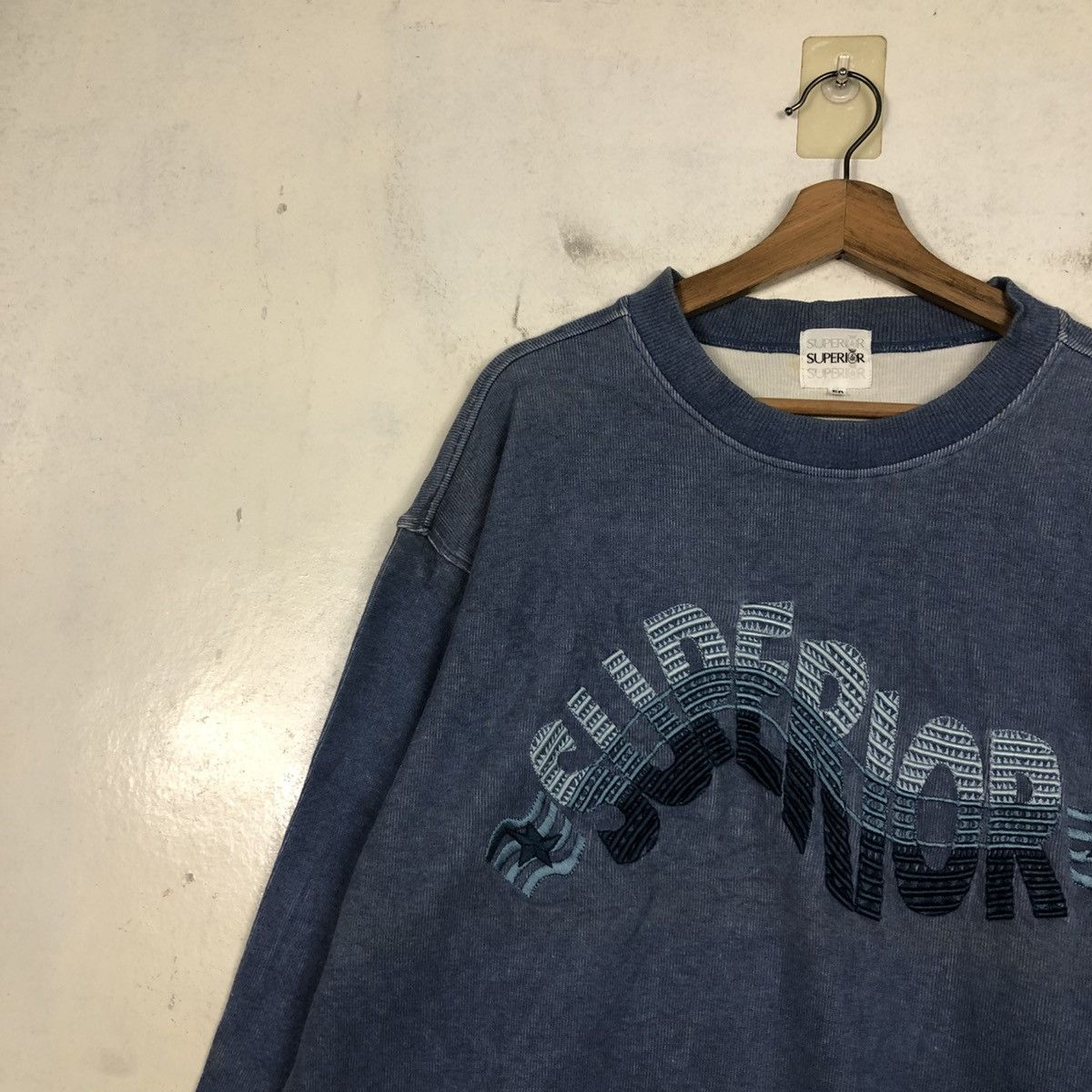 Japanese Brand 📌Vintage Sweatshirt Crewneck Superior Big Logo Size US M / EU 48-50 / 2 - 9 Thumbnail