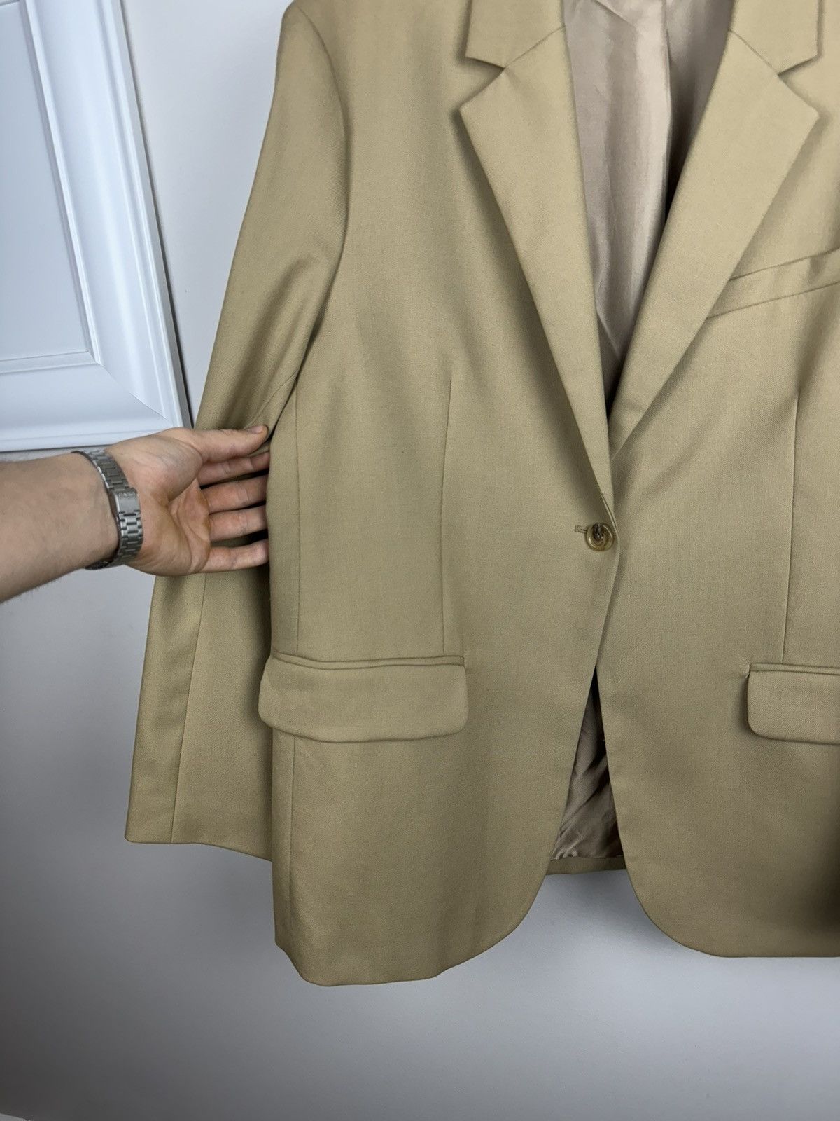 Arket Mustard wool blazer Arket Marzotto original luxury item Size 44R - 2 Thumbnail