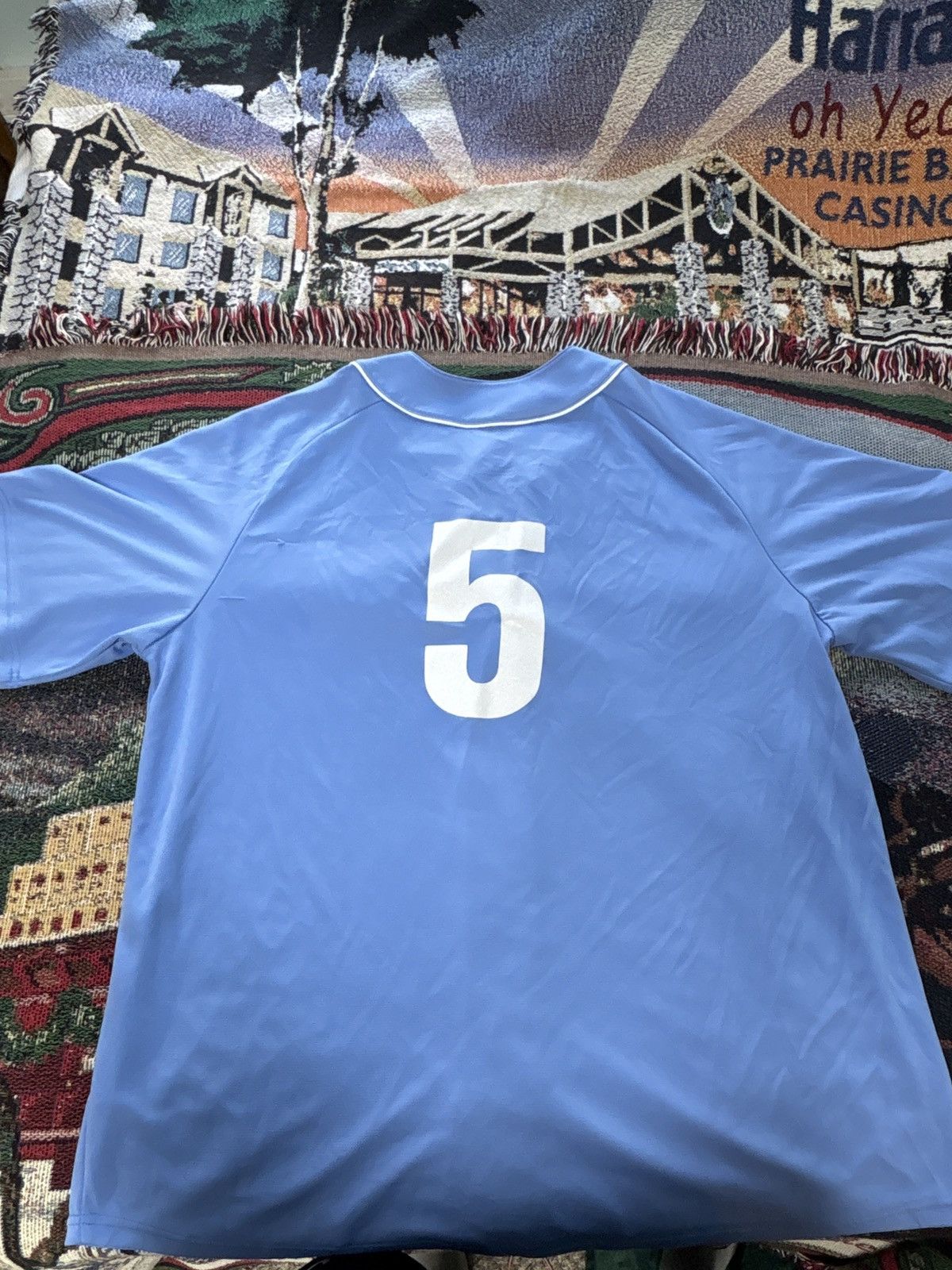MLB KC Royals blue jersey Size US XL / EU 56 / 4 - 3 Thumbnail