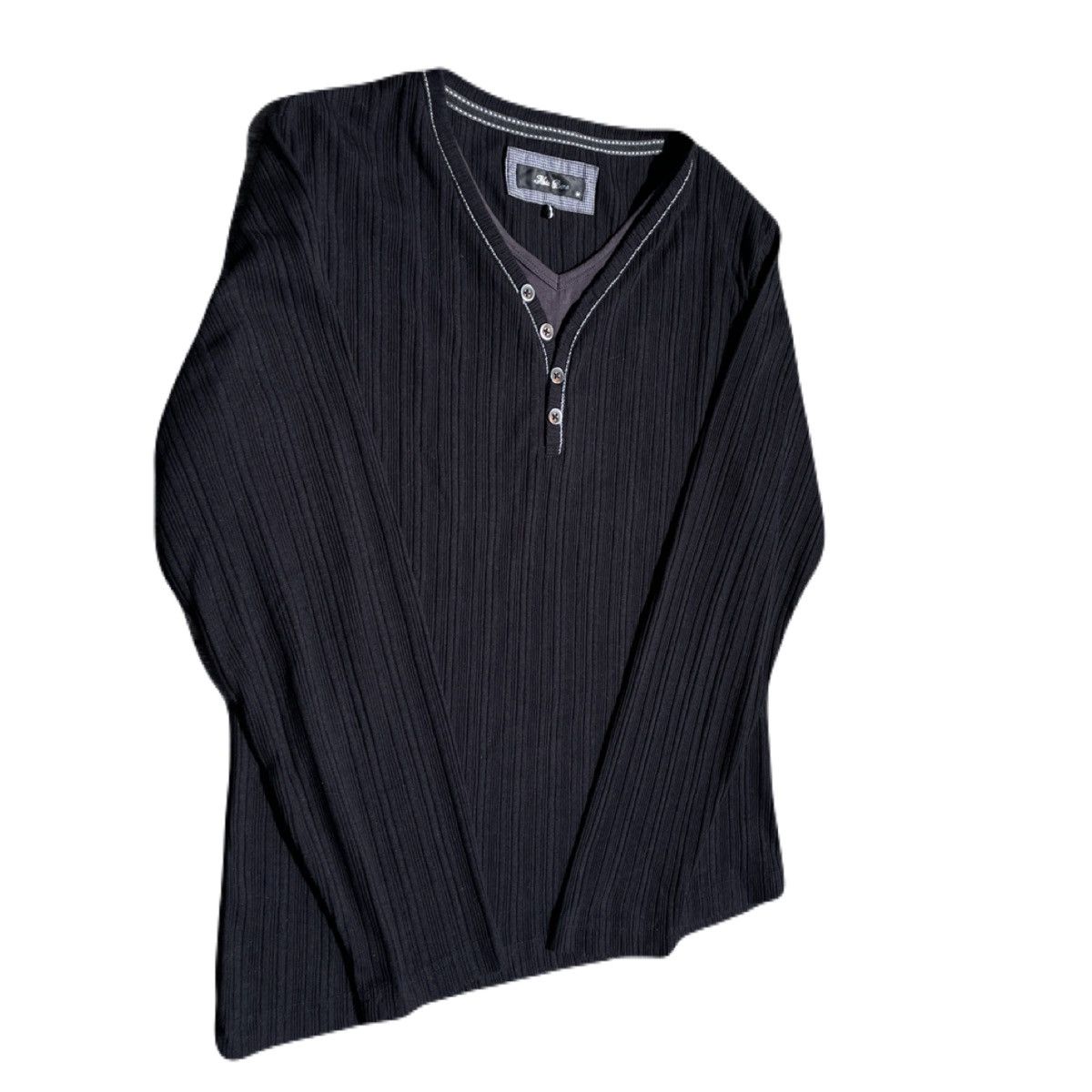 If Six Was Nine 2000s Japanese archive Vkei Layered Button Long Sleeve Tee Size US S / EU 44-46 / 1 - 3 Thumbnail