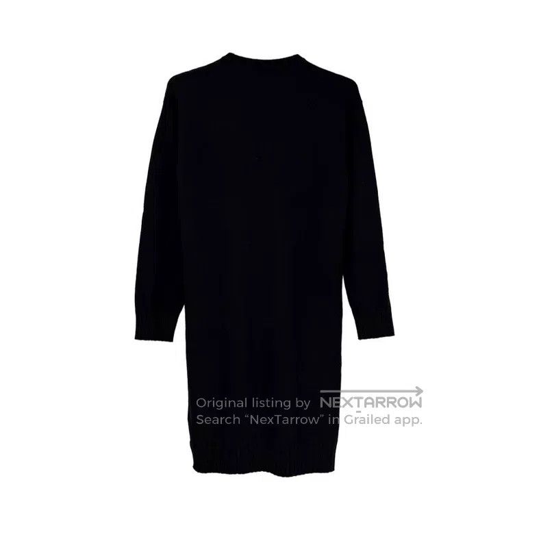 Hermes Hermes Black Metal Logo Cashmere Dress Size XS / US 0-2 / IT 36-38 - 2 Thumbnail