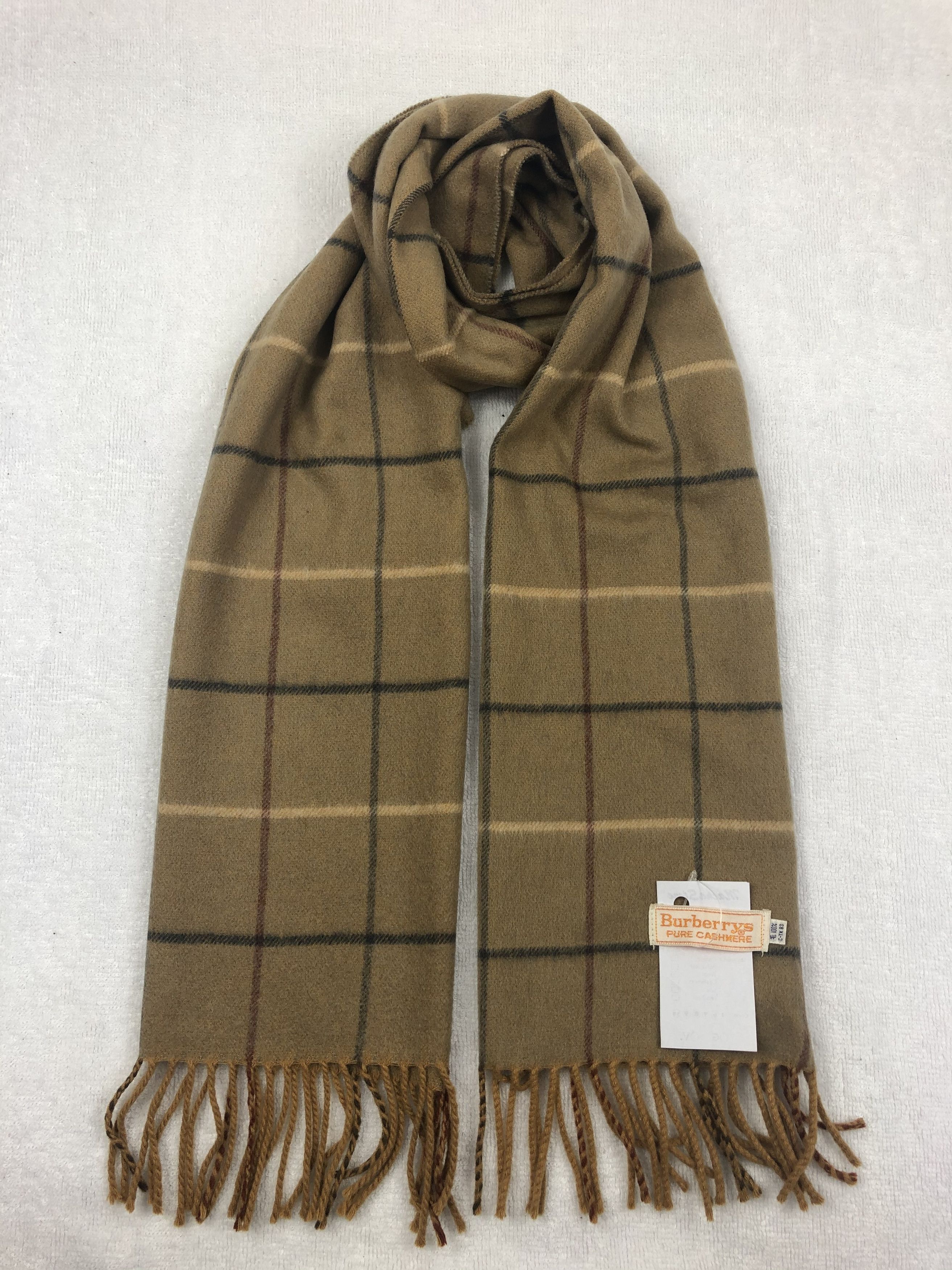 Burberry Burberry Pure Cashmere Scarf / Muffler / Neckwear Size ONE SIZE - 1 Thumbnail