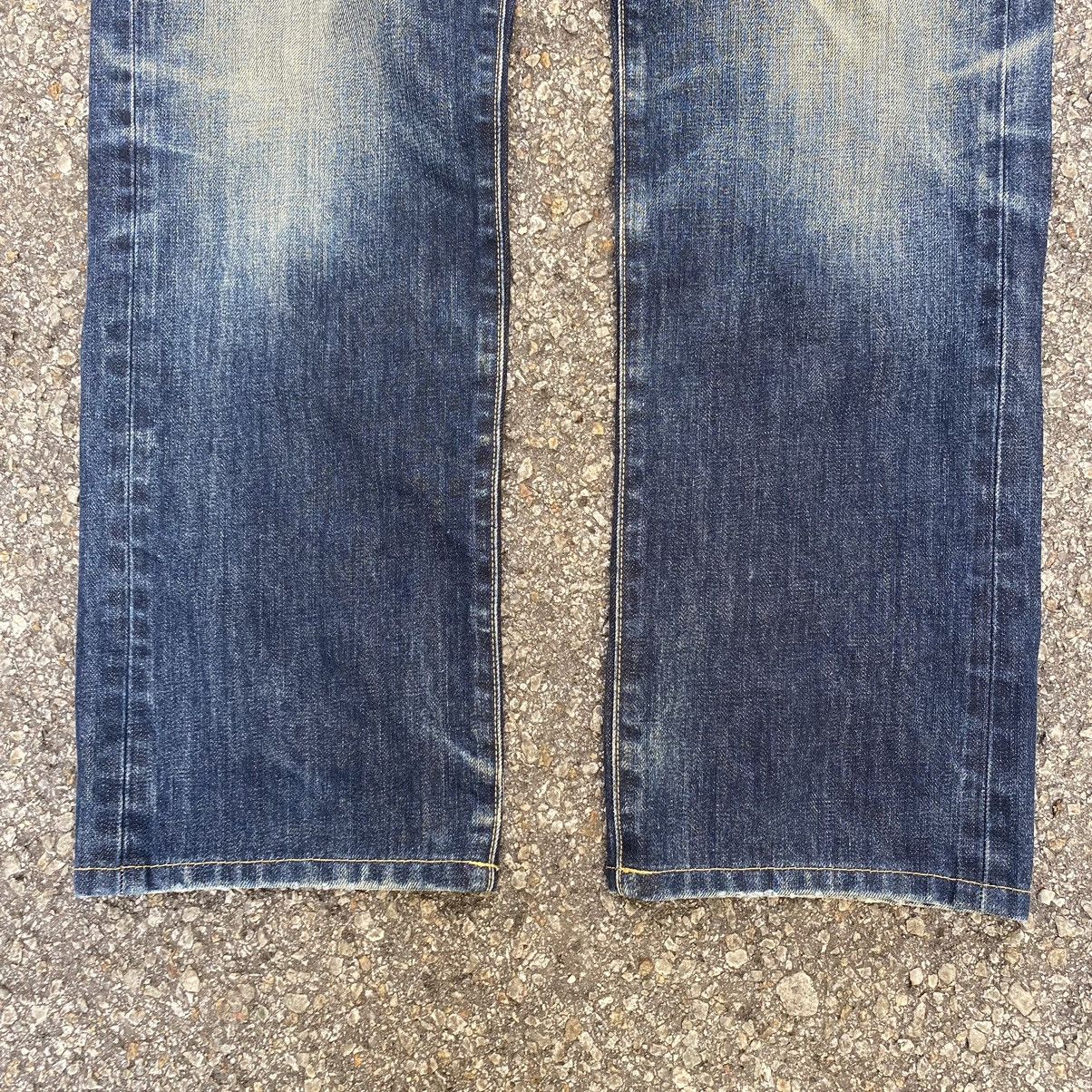 Hysteric Glamour Japanese Mud Wash Denim Faded Rusty Jeans Beautiful Pants Size US 33 - 2 Thumbnail