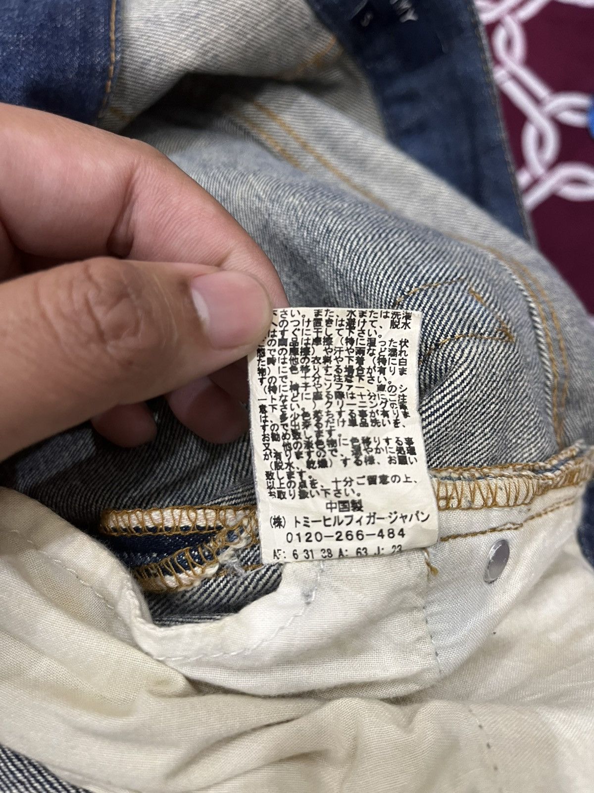 Tommy Hilfiger Tommy Hilfiger Red Selvedge Denim Size US 31 - 19 Thumbnail