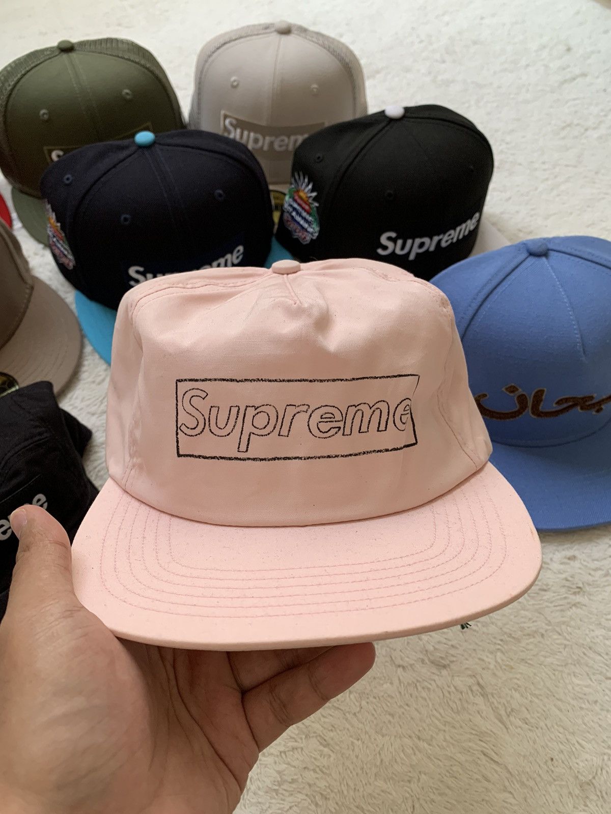 Supreme X Kaws Logo 5 panel SS21