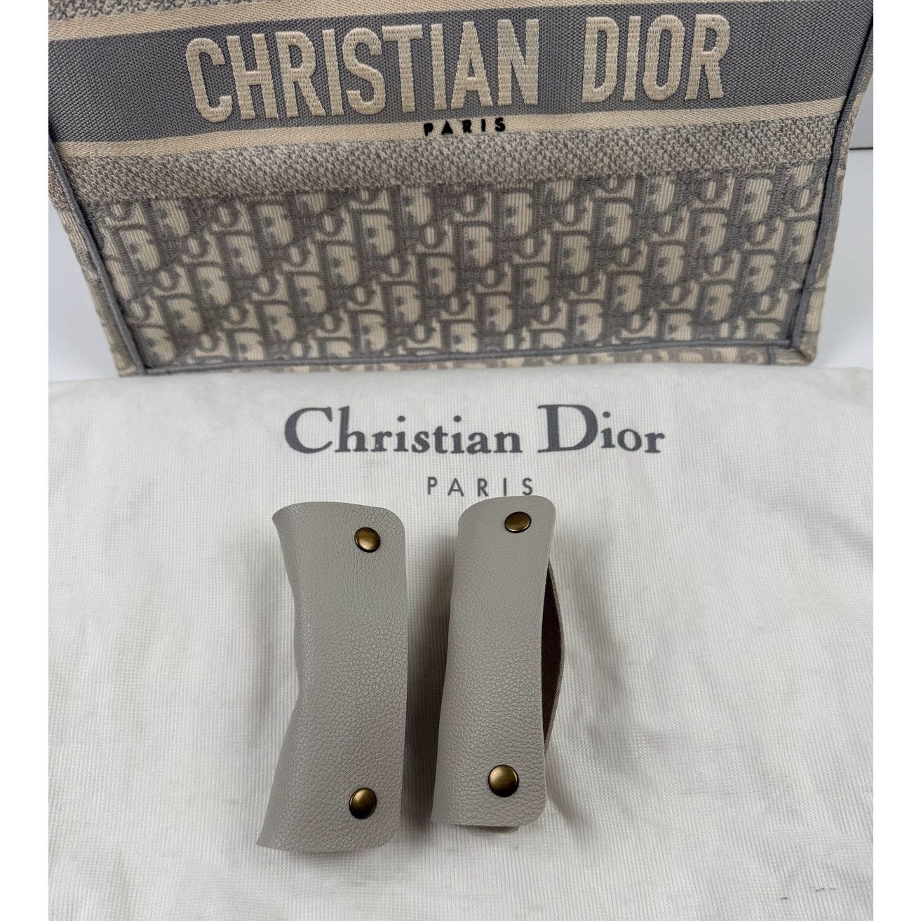 Dior Christian Dior Gray Oblique Medium Book Tote Size ONE SIZE - 23 Thumbnail
