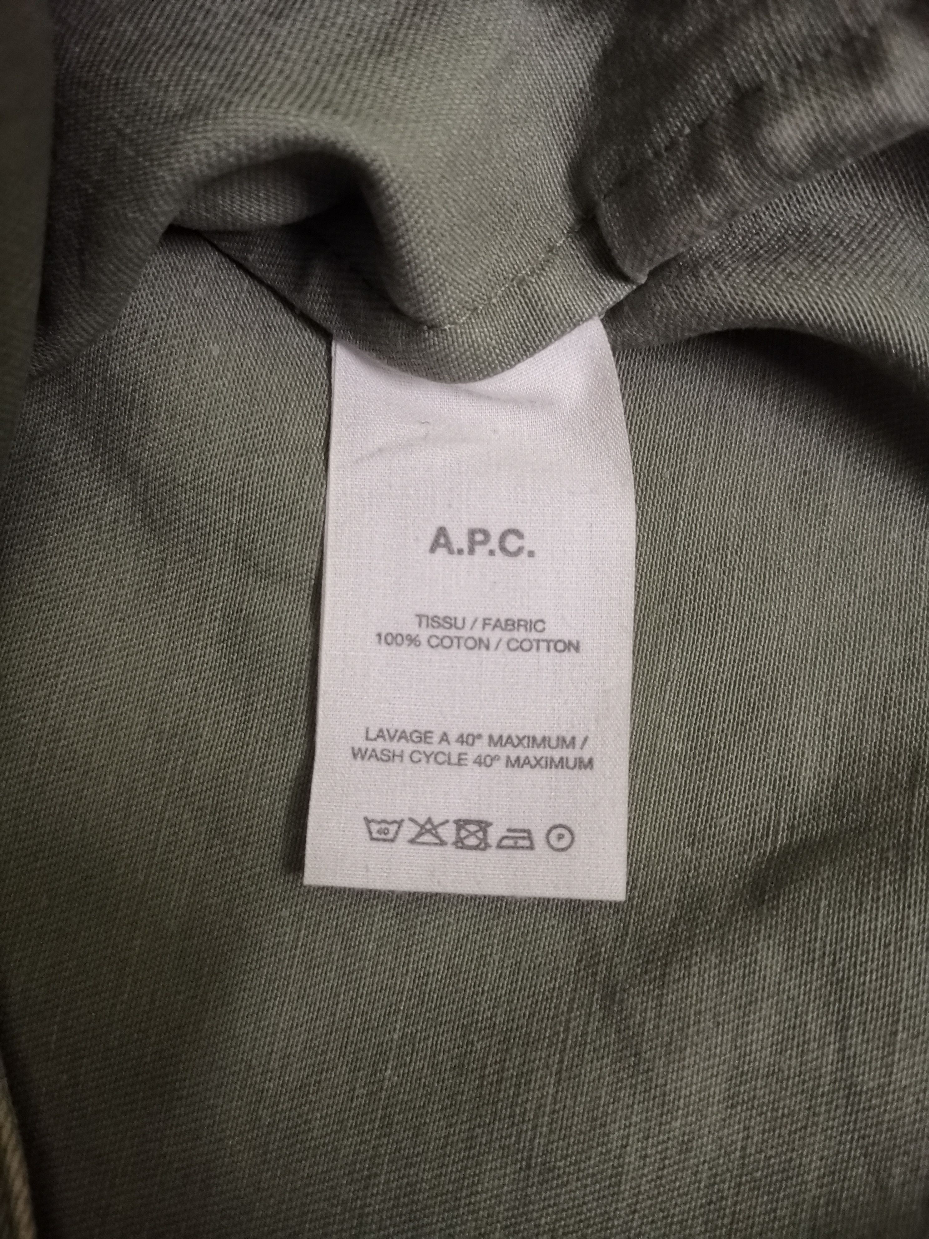 A.P.C. × Vintage 💥Steals💥 Vtg A.P.C. Faded Army Military Rare Jacket Size US S / EU 44-46 / 1 - 10 Thumbnail
