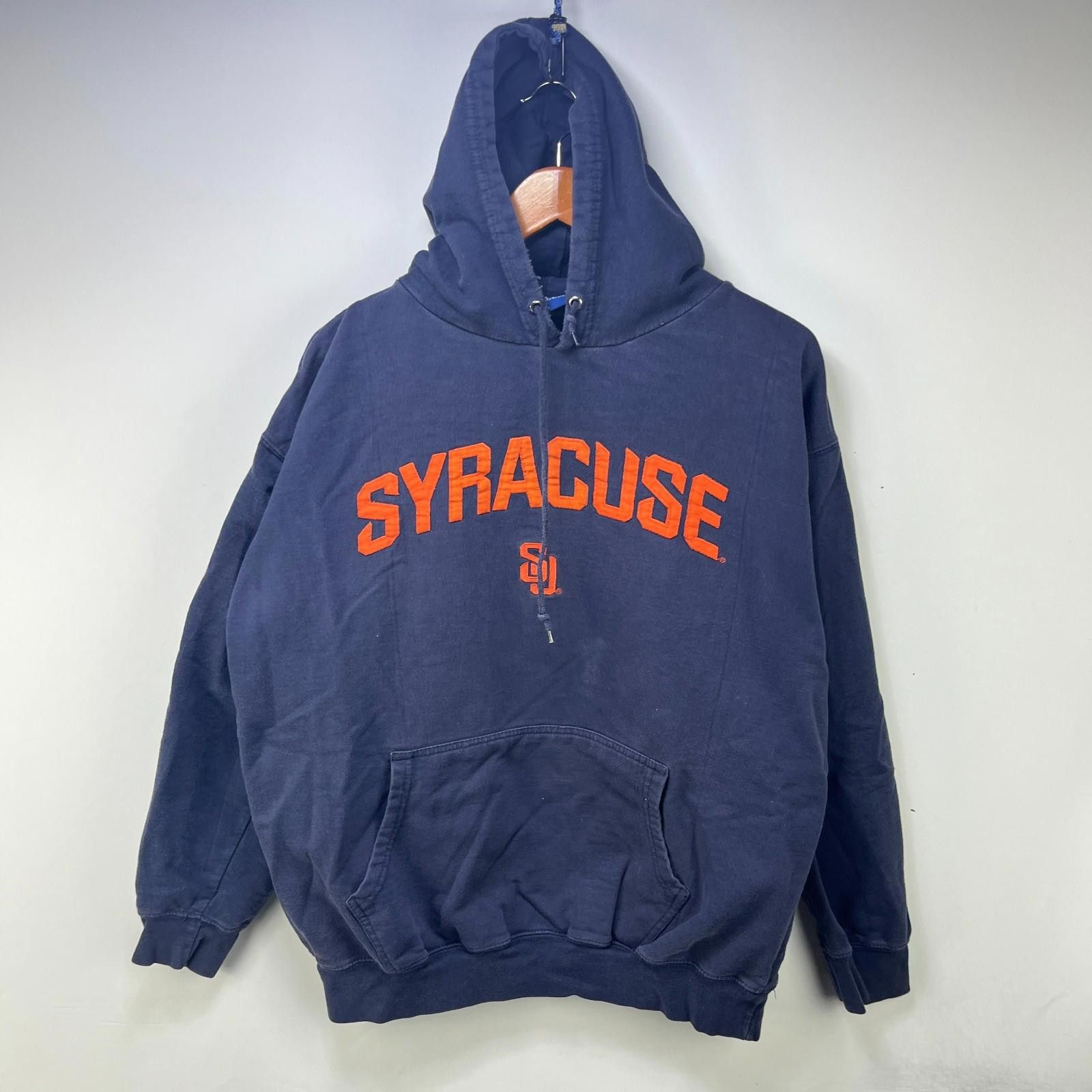 Other Vintage 90s Syracuse Orangemen Faded Hoodie Large XL Size ONE SIZE - 1 Thumbnail