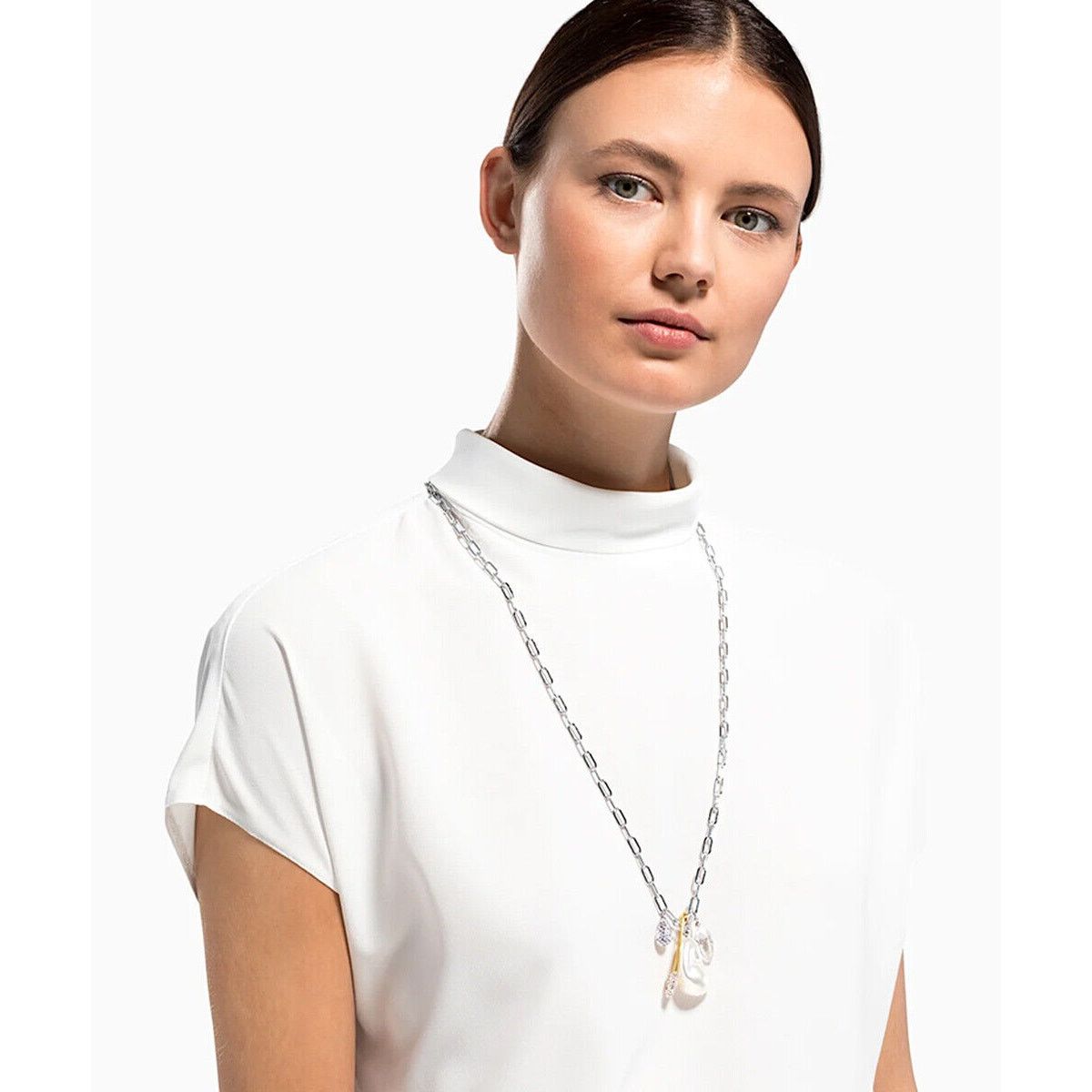 Swarovski Swarovski Trend So Cool Crystal Cluster Necklace, Long Size ONE SIZE - 4 Thumbnail