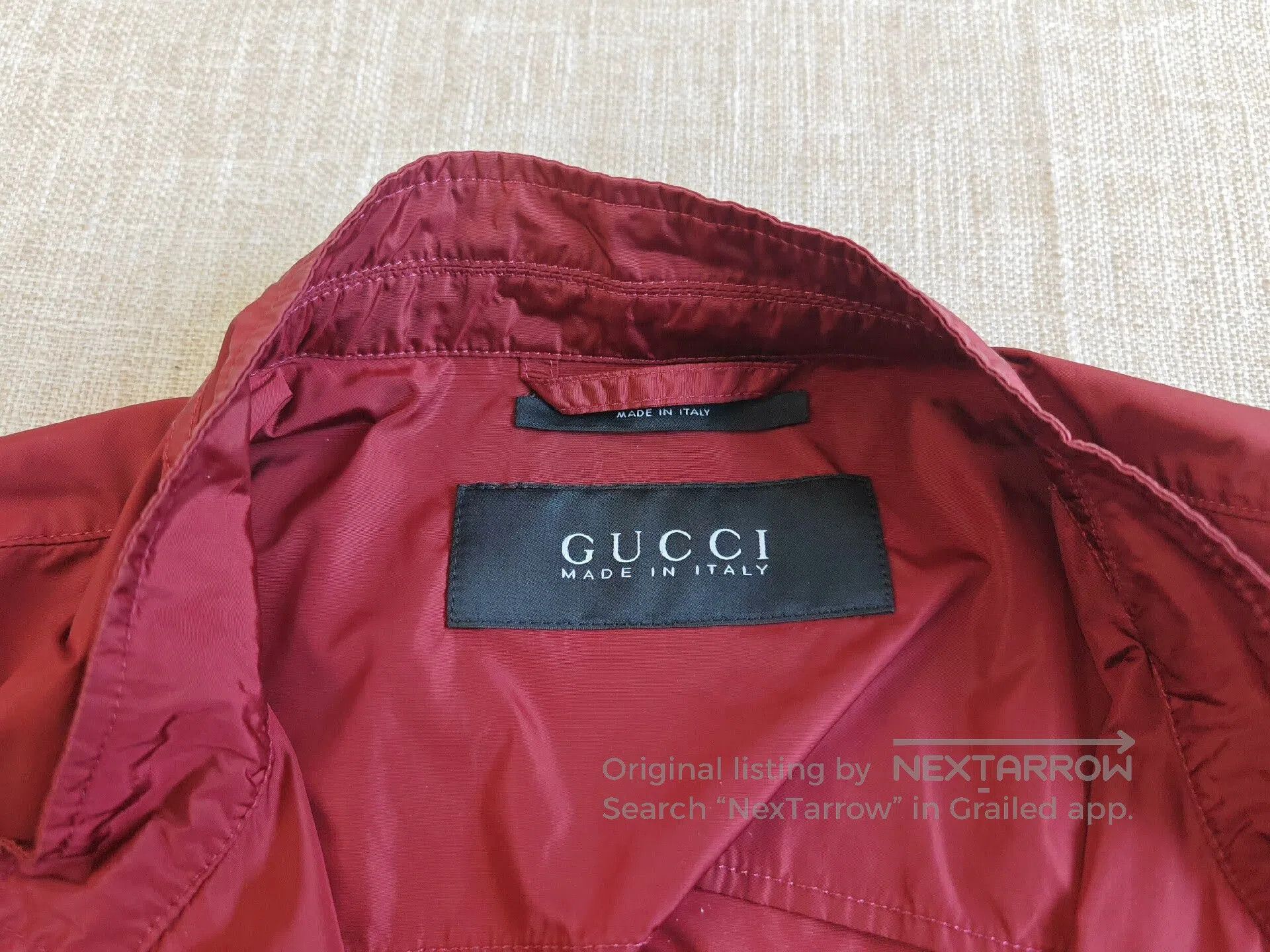 Gucci Gucci Men's Red Zip Jacket. Size US S / EU 44-46 / 1 - 3 Thumbnail