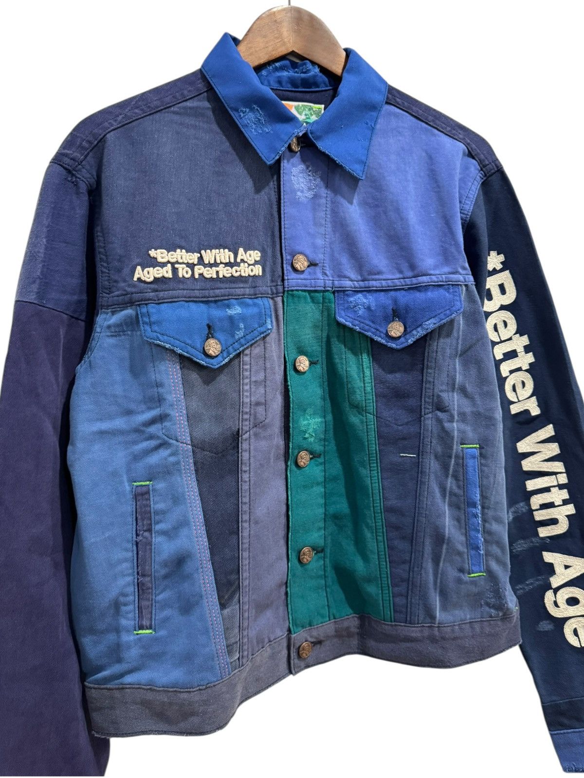 Better With Age Better With Age Camion Reconstructed French Work Jacket Blue Size US M / EU 48-50 / 2 - 2 Thumbnail
