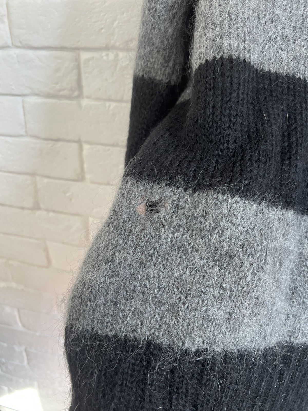 Miu Miu Miu Miu Mohair Distressed cardigan grunge Kurt Cobain Size US M / EU 48-50 / 2 - 8 Thumbnail