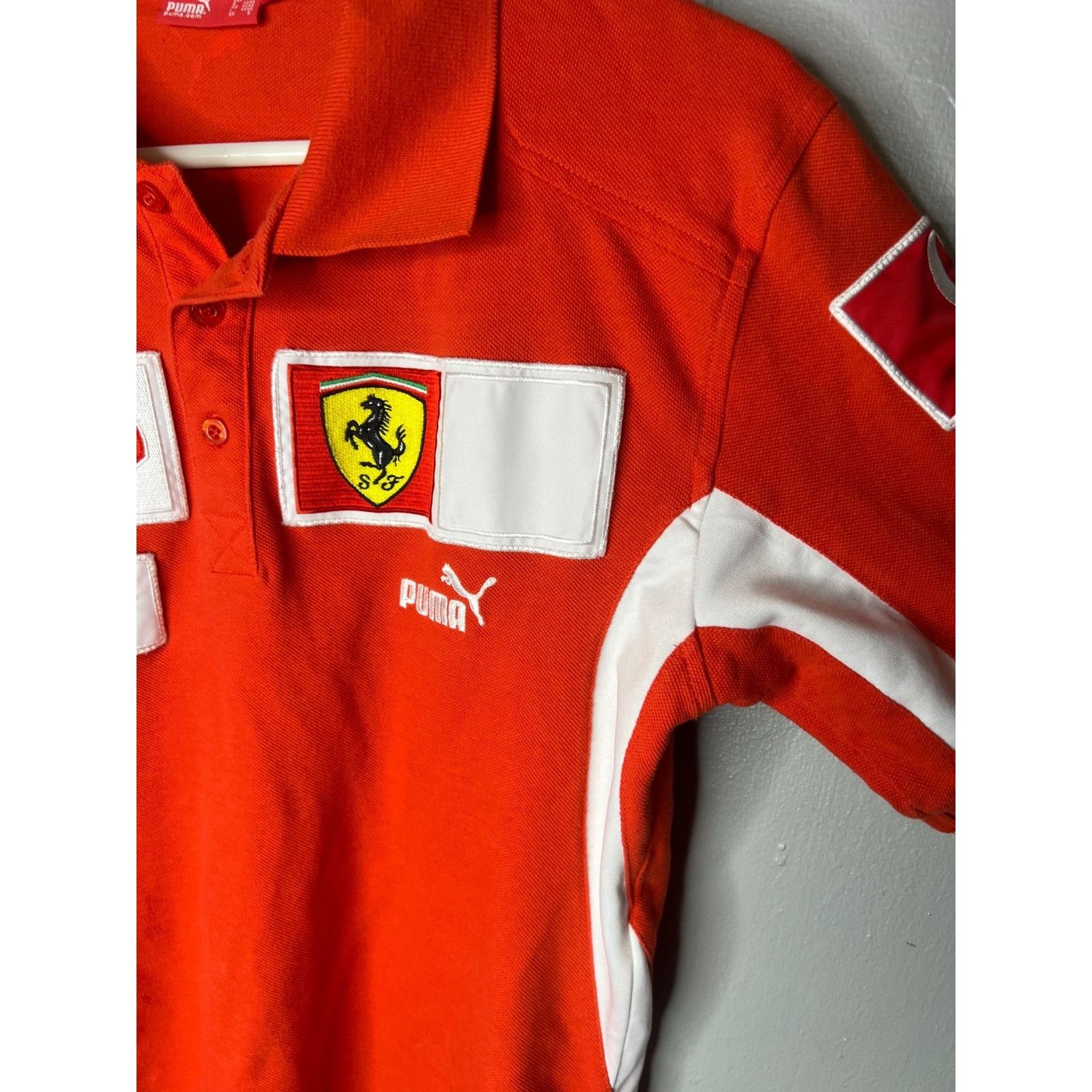 Ferrari × Puma Vtg Puma Ferrari Sponsored Polo Shirt Mens SM Bridgestone Pa Size US S / EU 44-46 / 1 - 3 Thumbnail
