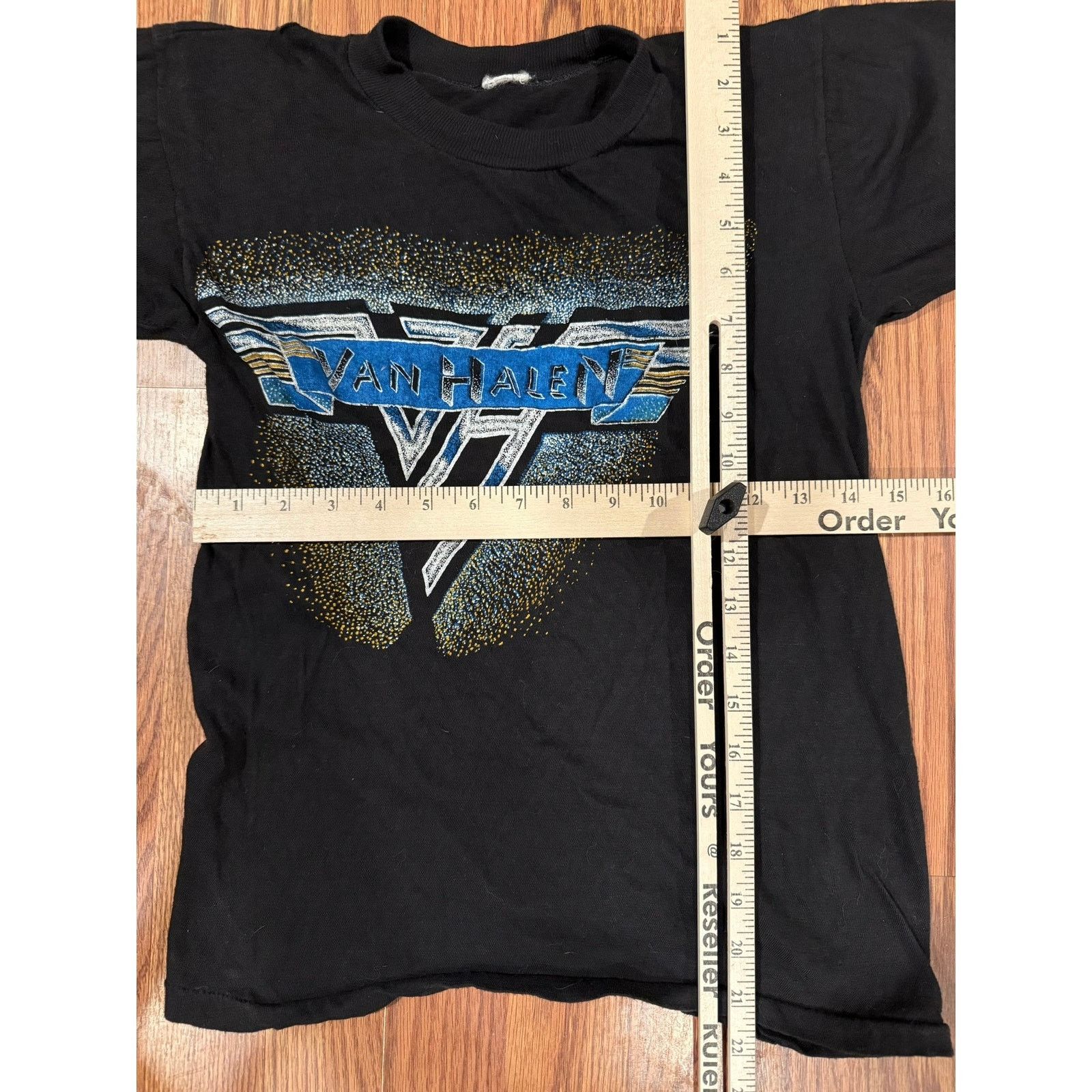Other True Vintage 1980s Van Halen Speckled Logo Size US S / EU 44-46 / 1 - 6 Thumbnail