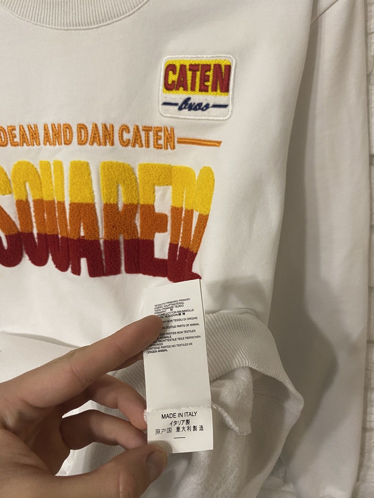 Dsquared2 Dsquared2 Sweatshirt Center Logo White Size US M / EU 48-50 / 2 - 6 Thumbnail