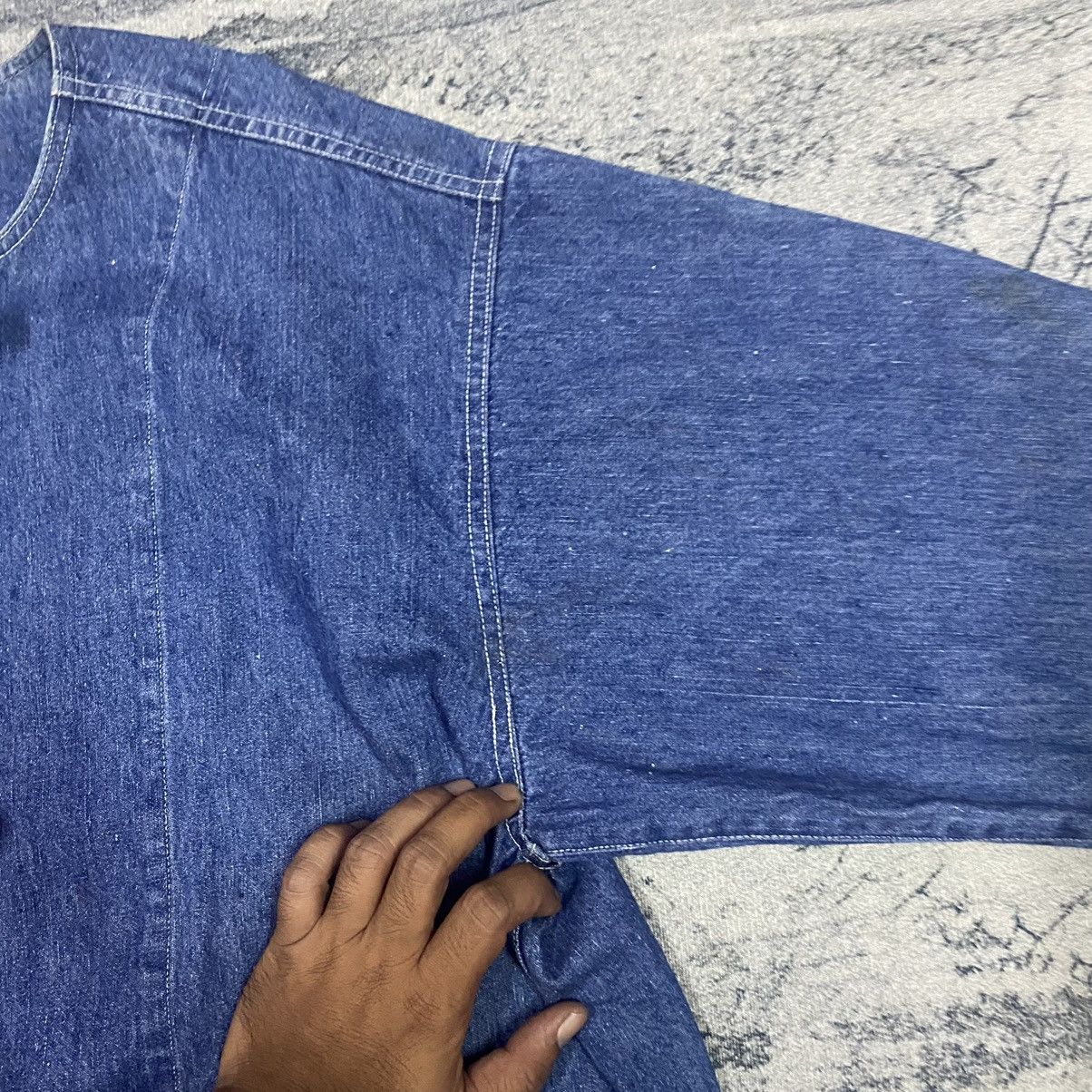 Issey Miyake × Japanese Brand Vintage IM Issey Miyake Denim Jacket Size US XL / EU 56 / 4 - 9 Thumbnail