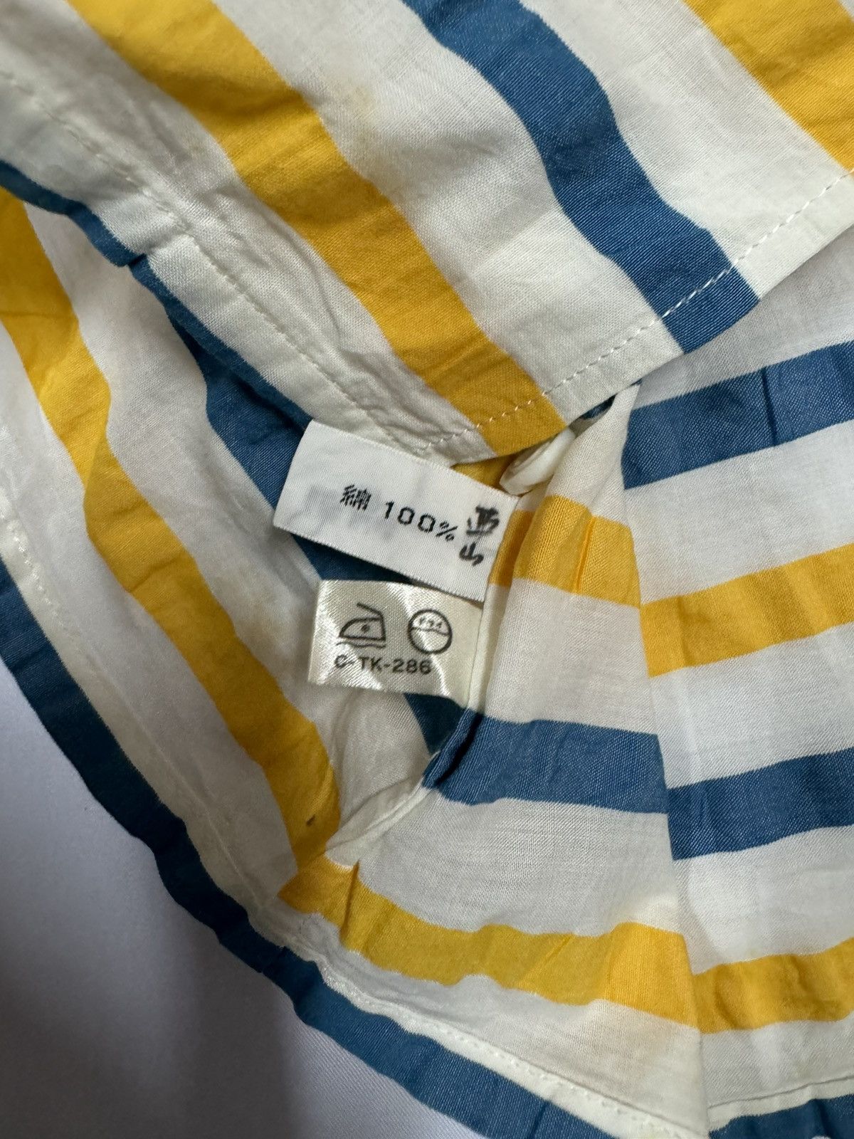 Christian Dior Monsieur × Vintage Vtg🔥Christian Dior Pret-A-Porter Striped Wrickle Shirt Size S / US 4 / IT 40 - 13 Thumbnail