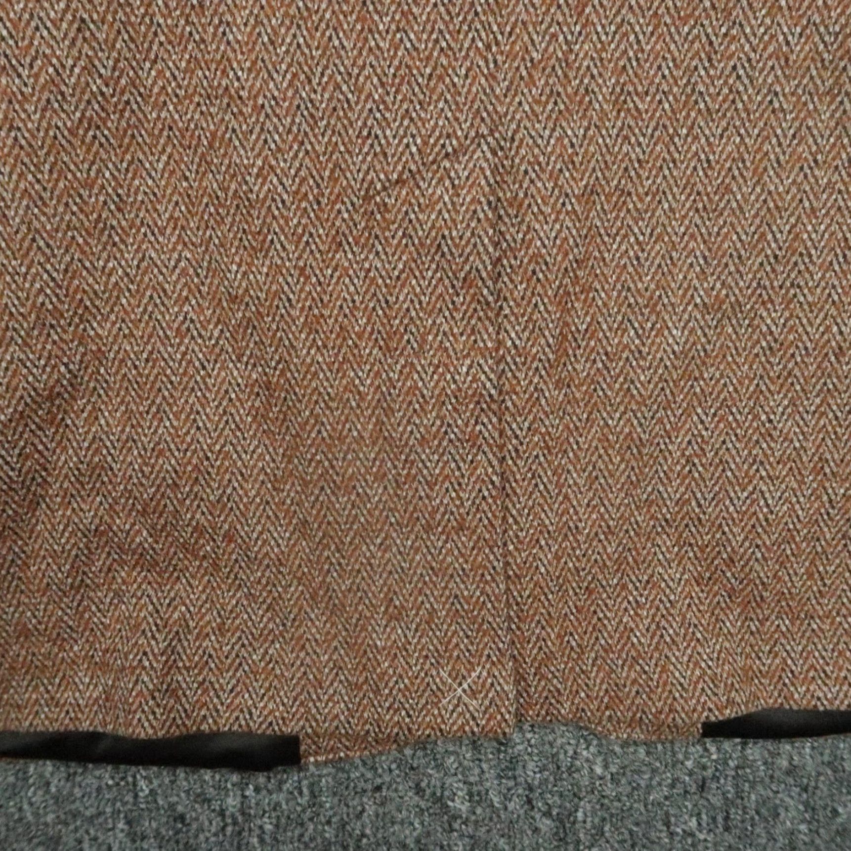Express Express Blazer Mens Extra Large Brown Herringbone Wool Blend Slim Sport Coat NWT Size 46R - 7 Thumbnail