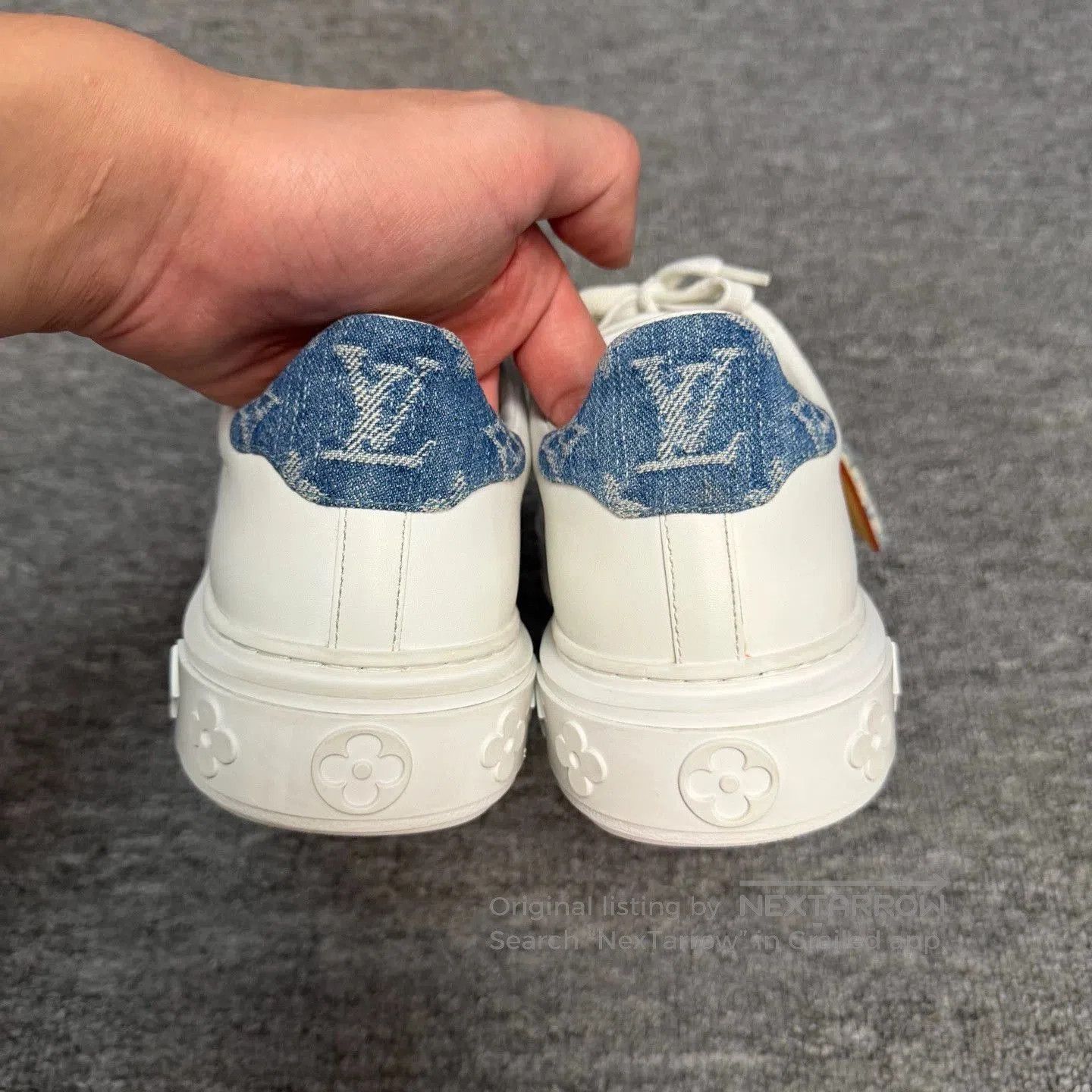 Louis Vuitton louis vuitton time out white sneakers. Size US 8.5 / IT 38.5 - 5 Thumbnail