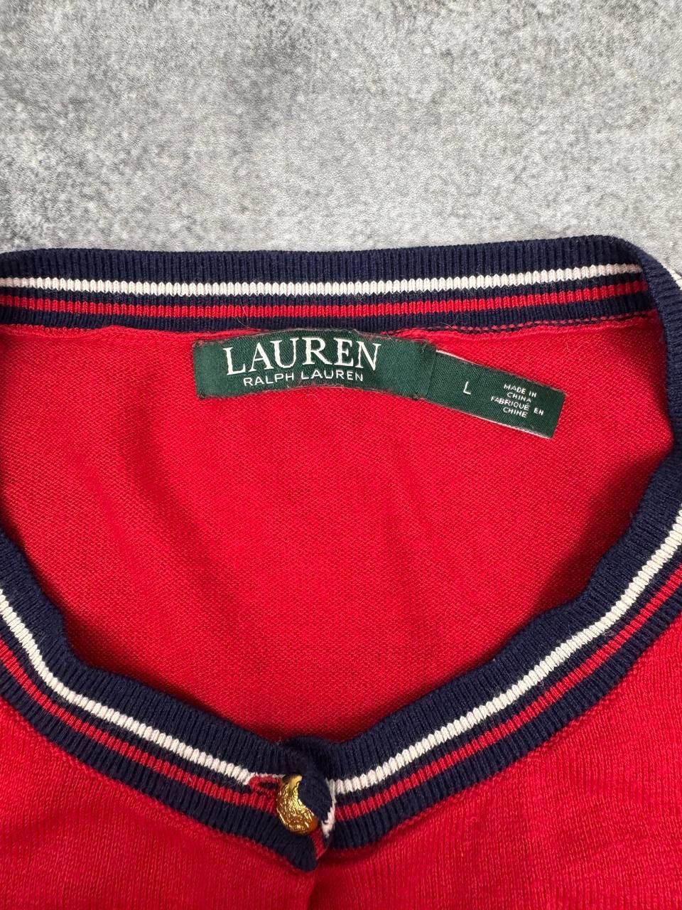 Polo Ralph Lauren Lauren Ralph Lauren Women Cotton Cardigan Red Size L Size L / US 10 / IT 46 - 5 Thumbnail