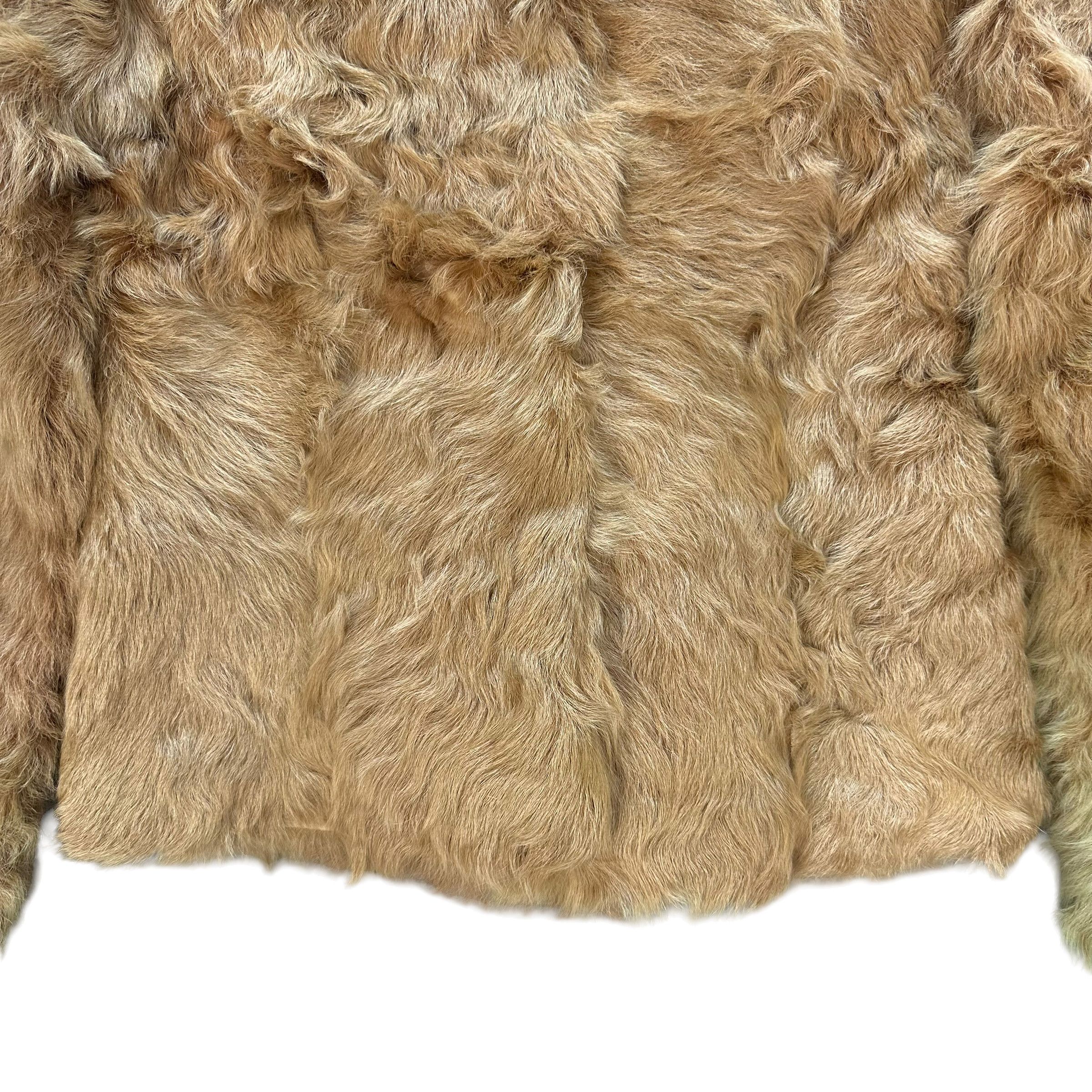 Japanese Brand QUEENS COURT FUR JACKET #8287-001 Size XS / US 0-2 / IT 36-38 - 3 Thumbnail