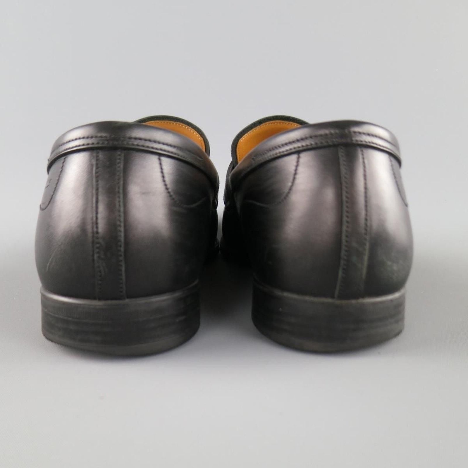 Bally BALLY Size 7.5 Black Leather Penny Loafers Size US 7.5 / EU 40-41 - 8 Thumbnail