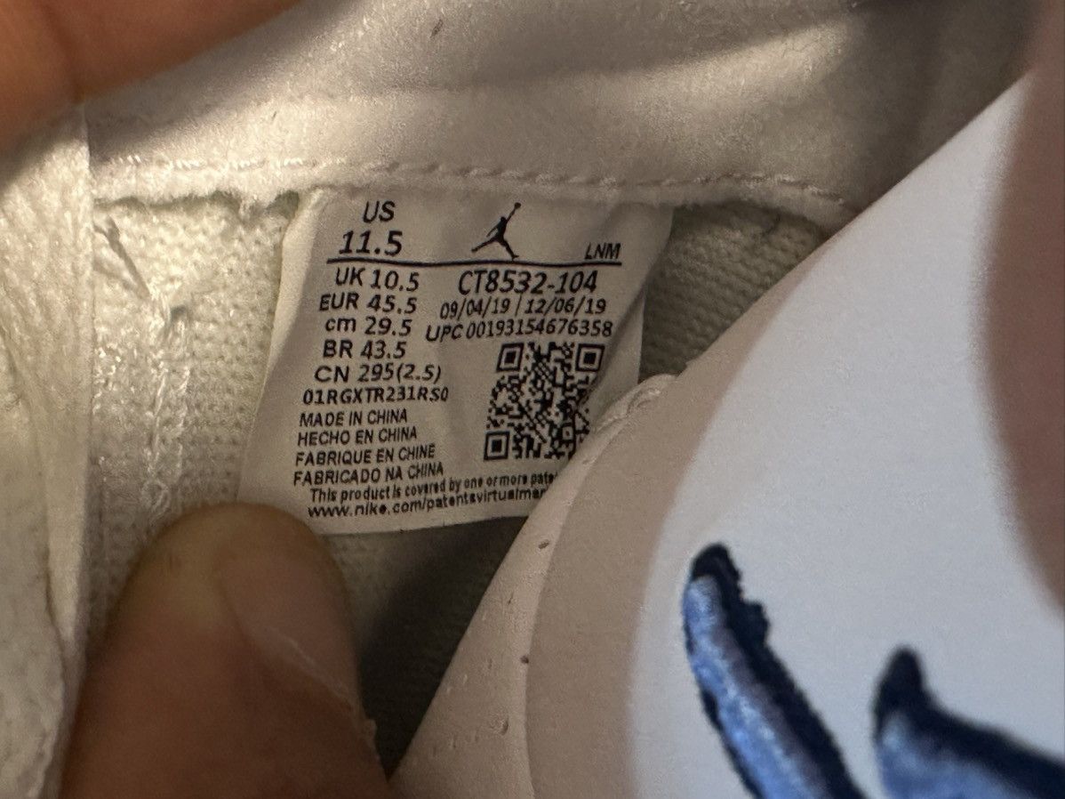 Jordan Brand Retro 3 UNC Size US 11.5 / EU 44-45 - 9 Thumbnail