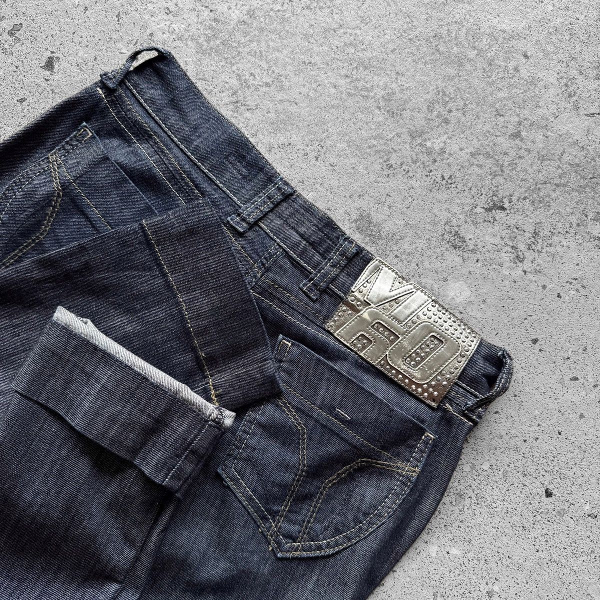 Miss Sixty Miss Sixty Style Rolan Dark Wash Low Rise Straight Jeans Size 27" / US 4 / IT 40 - 4 Thumbnail
